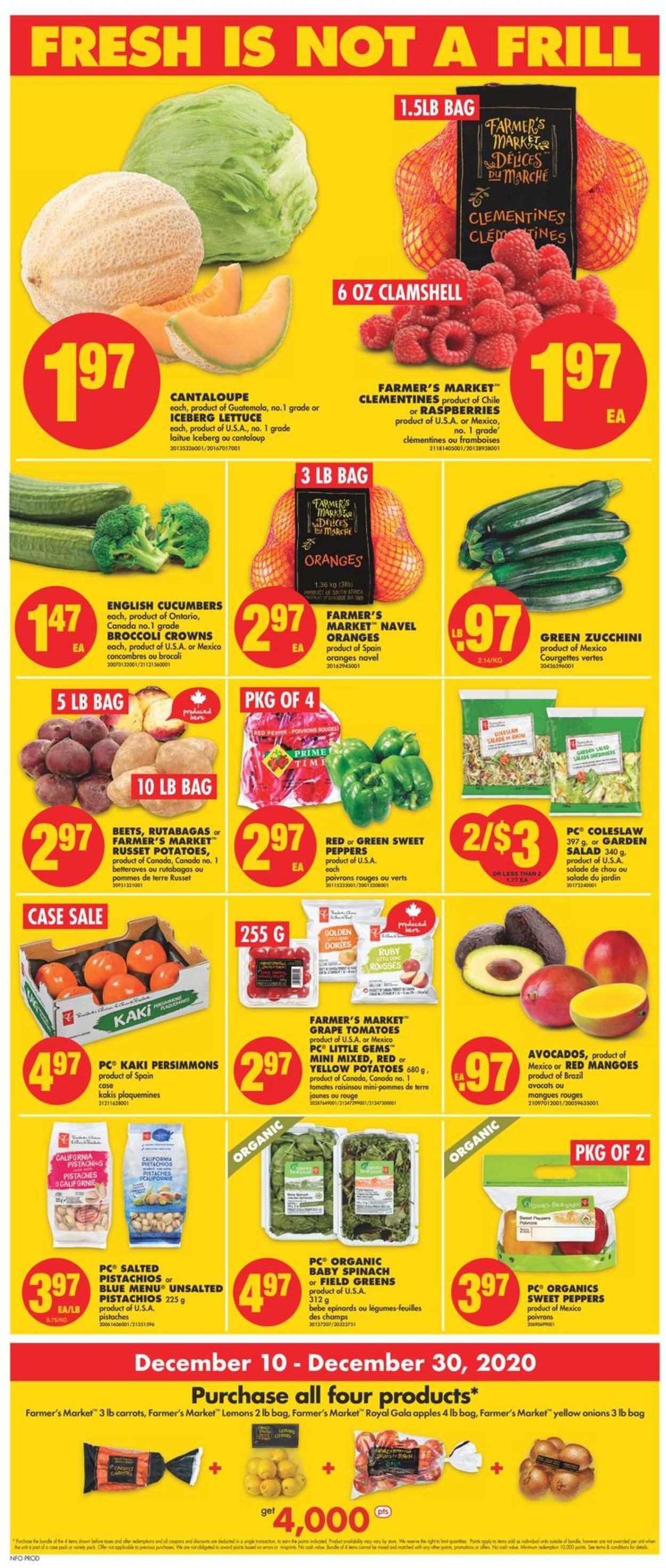No Frills Flyer from 12/10/2020