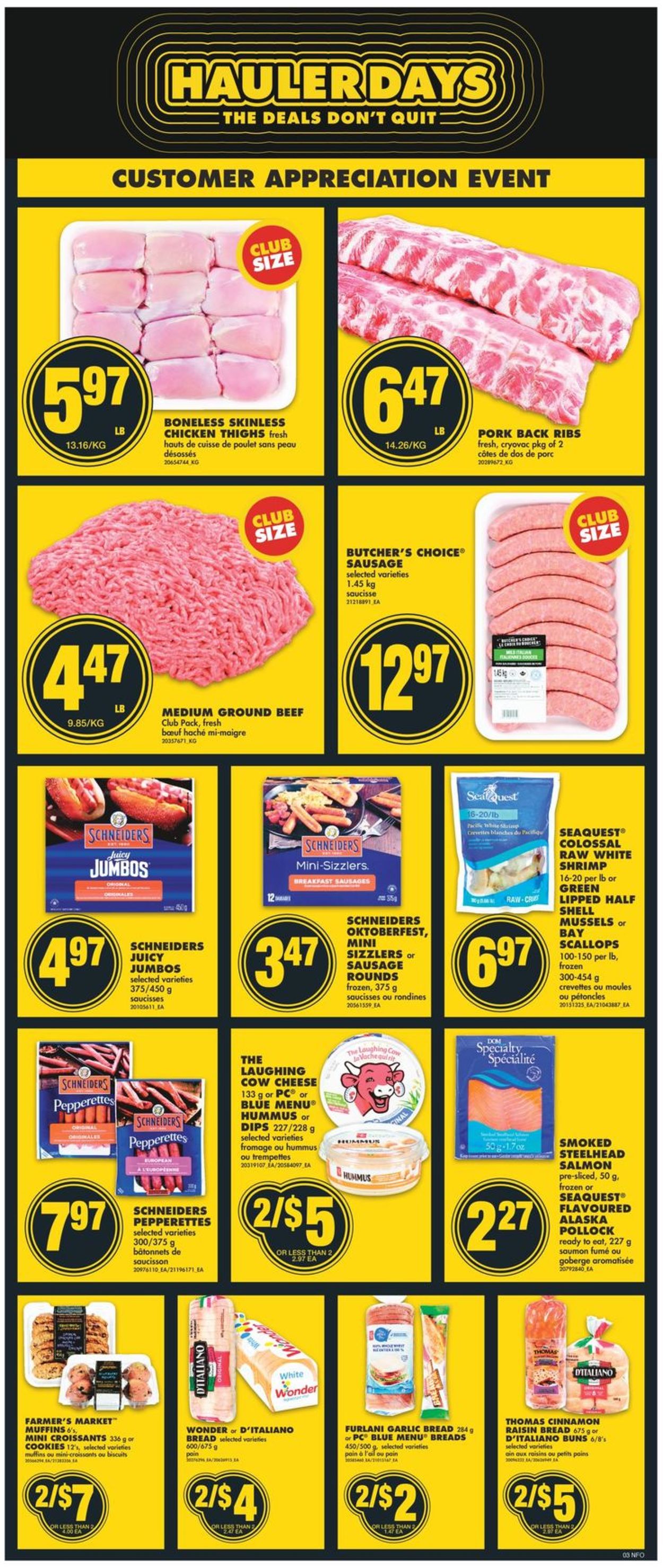 No Frills Flyer from 10/21/2021