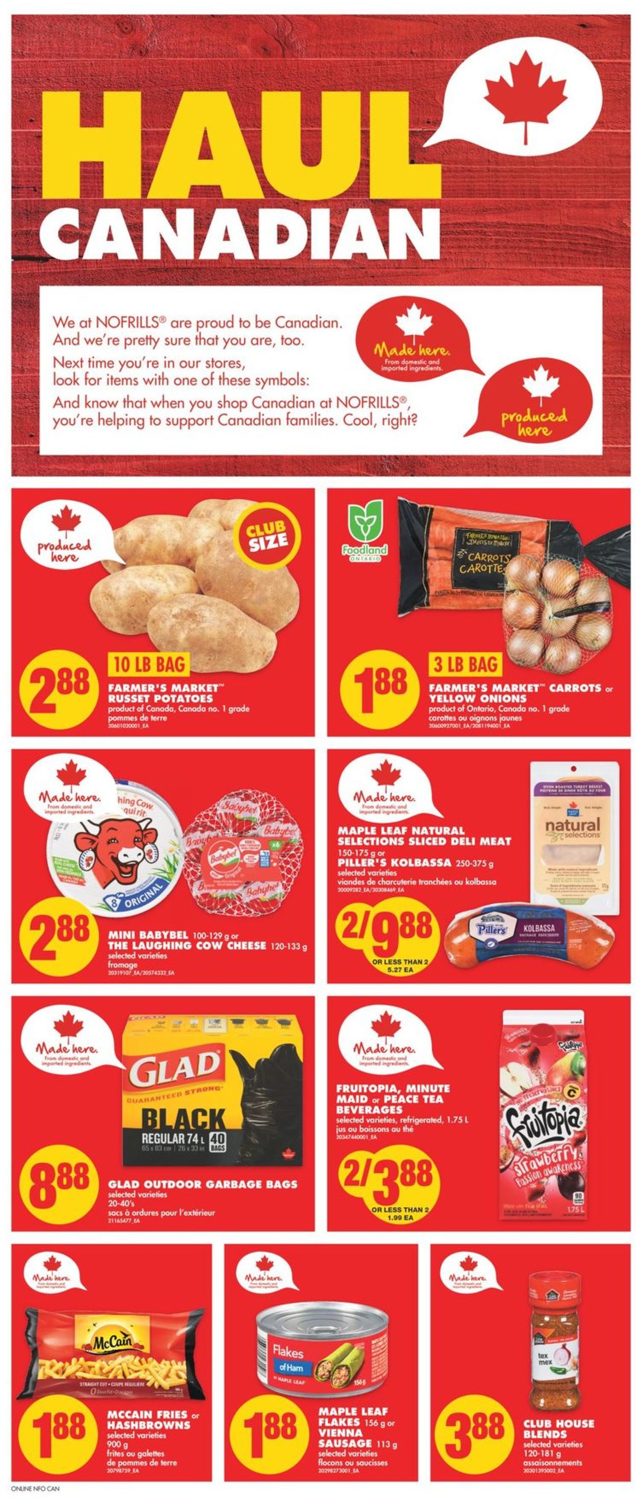 No Frills Flyer from 01/13/2022