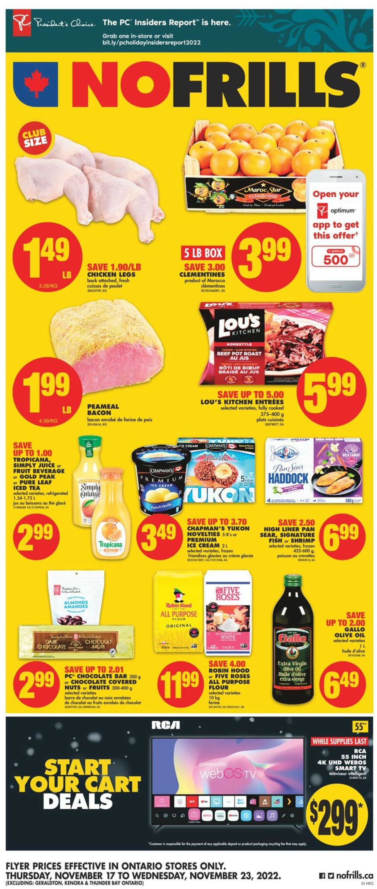 No Frills Flyer from 11/17/2022