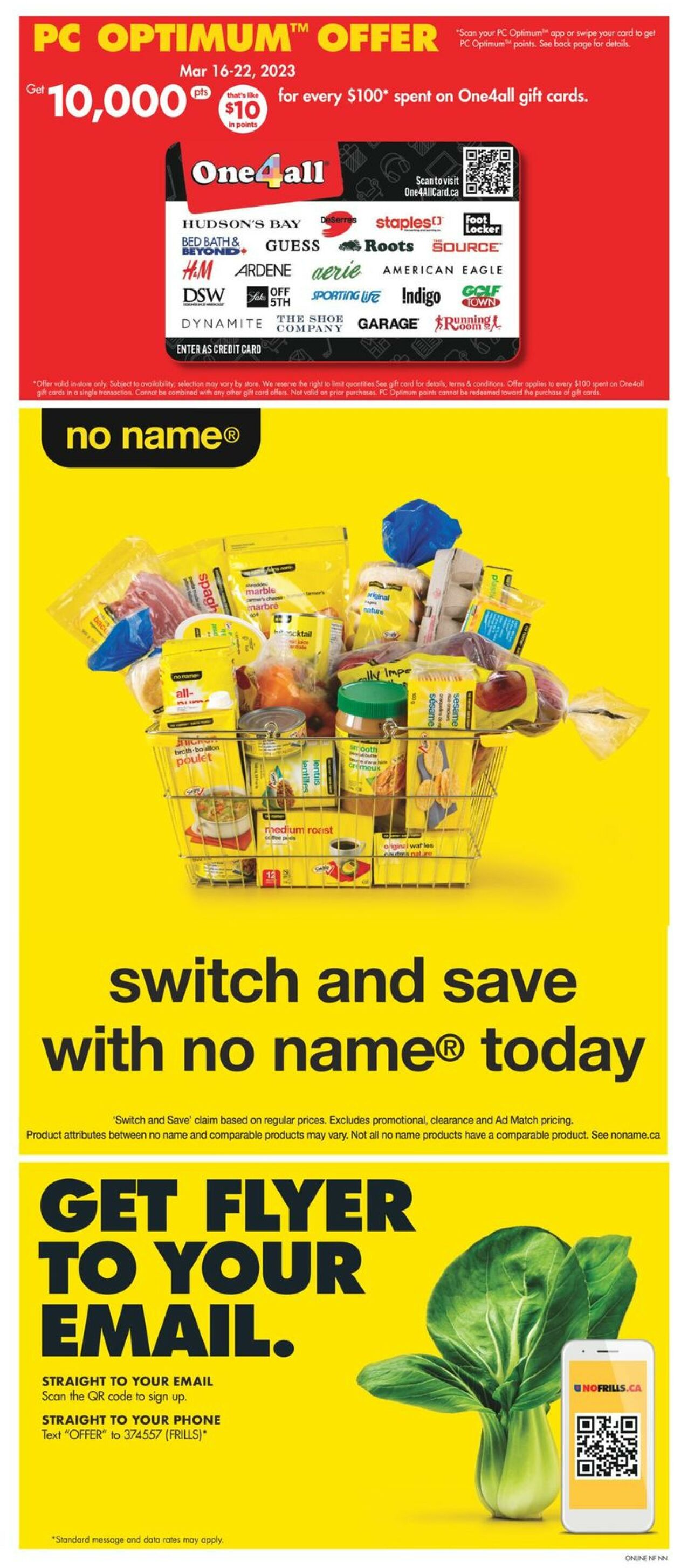 No Frills Flyer from 03/16/2023