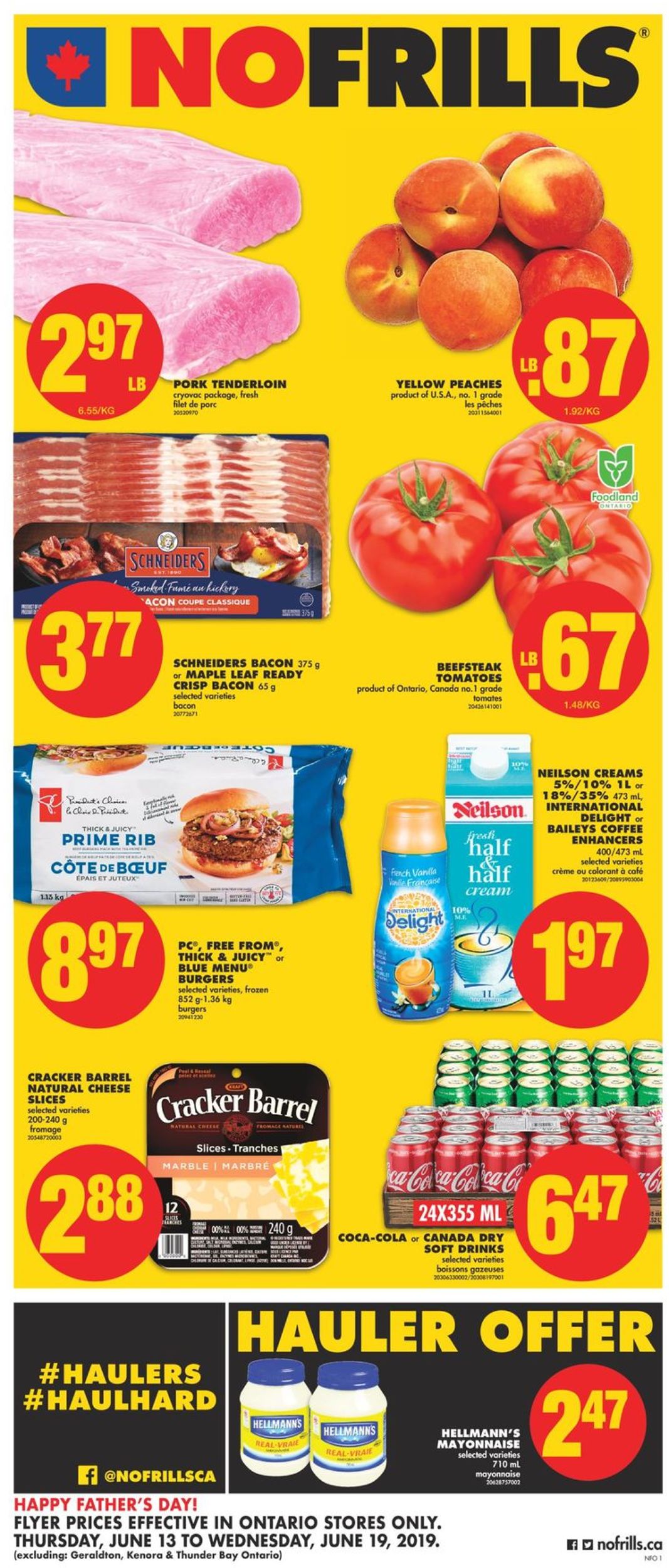 No Frills Flyer from 06/13/2019