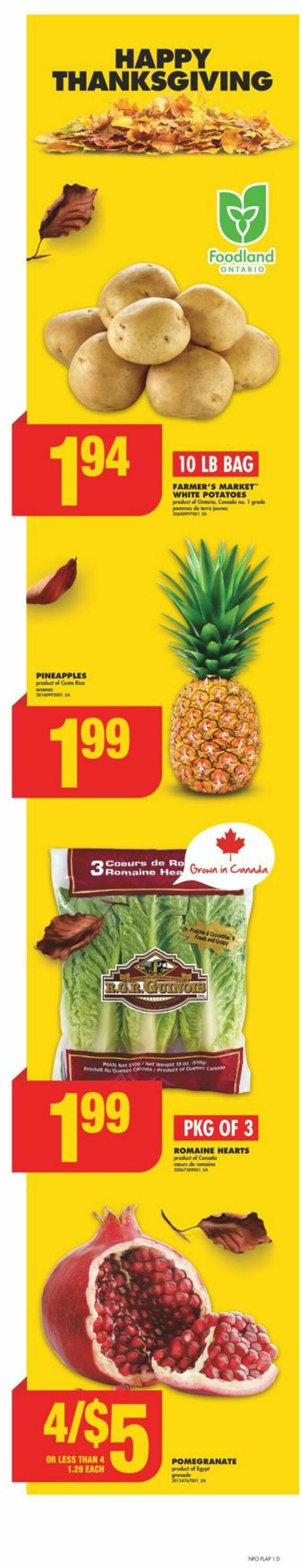 No Frills Flyer from 09/28/2023