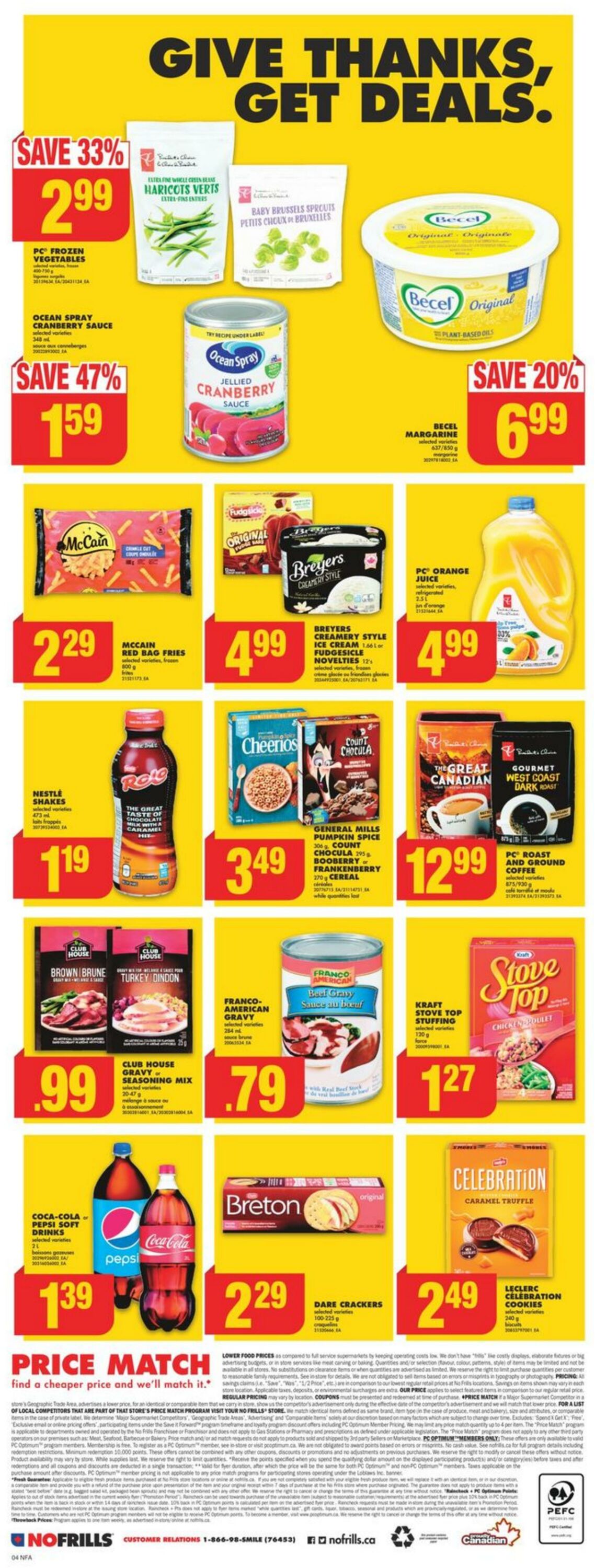 No Frills Flyer from 10/05/2023
