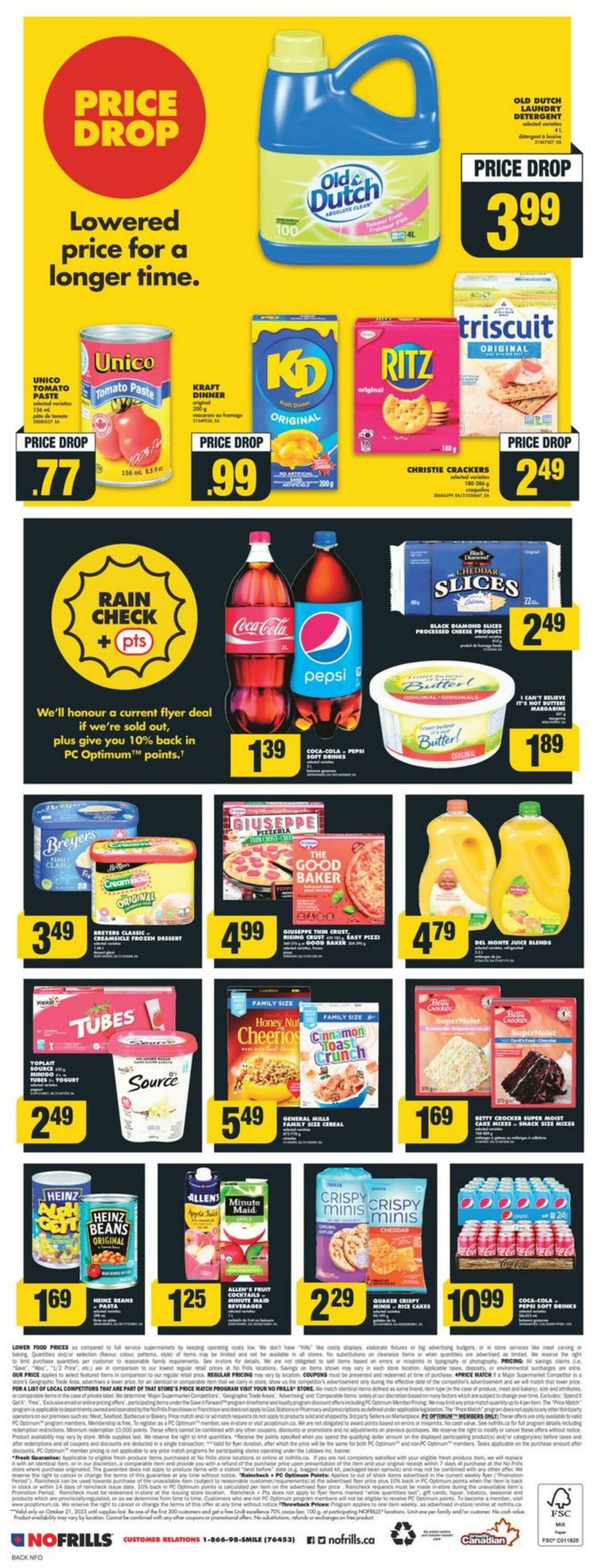 No Frills Flyer from 10/19/2023