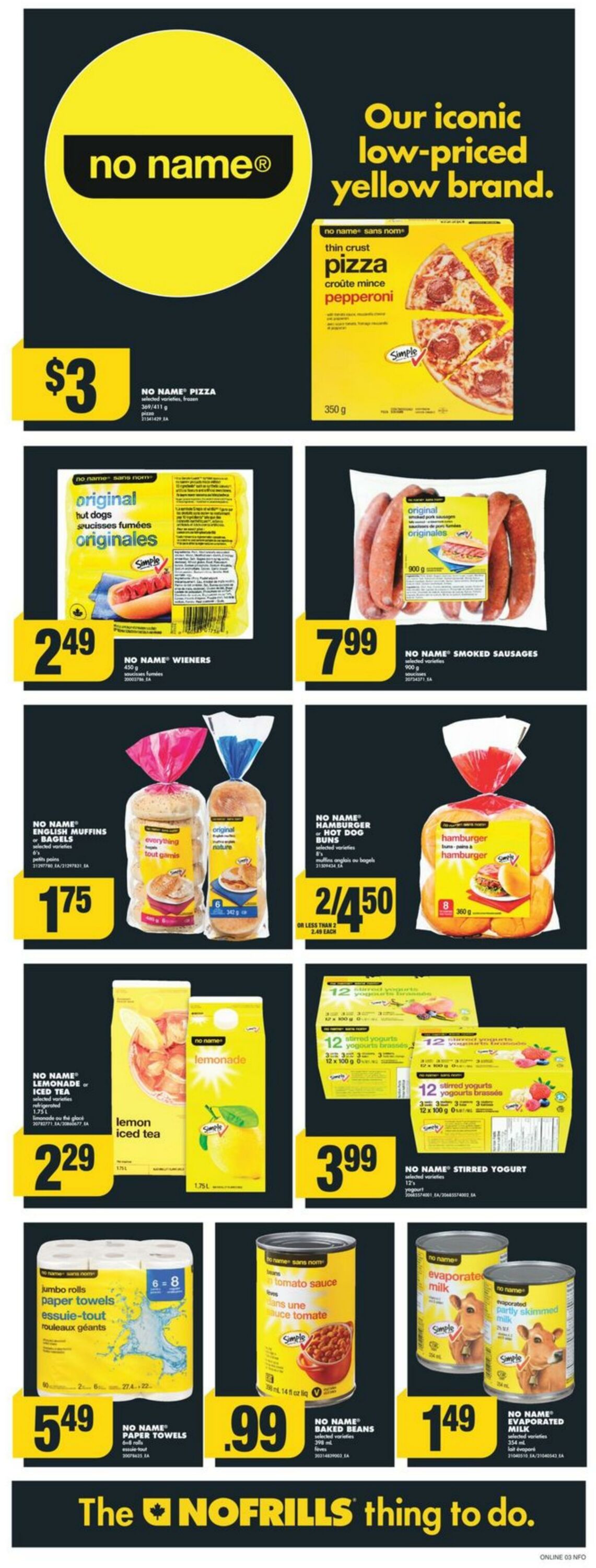 No Frills Flyer from 10/26/2023