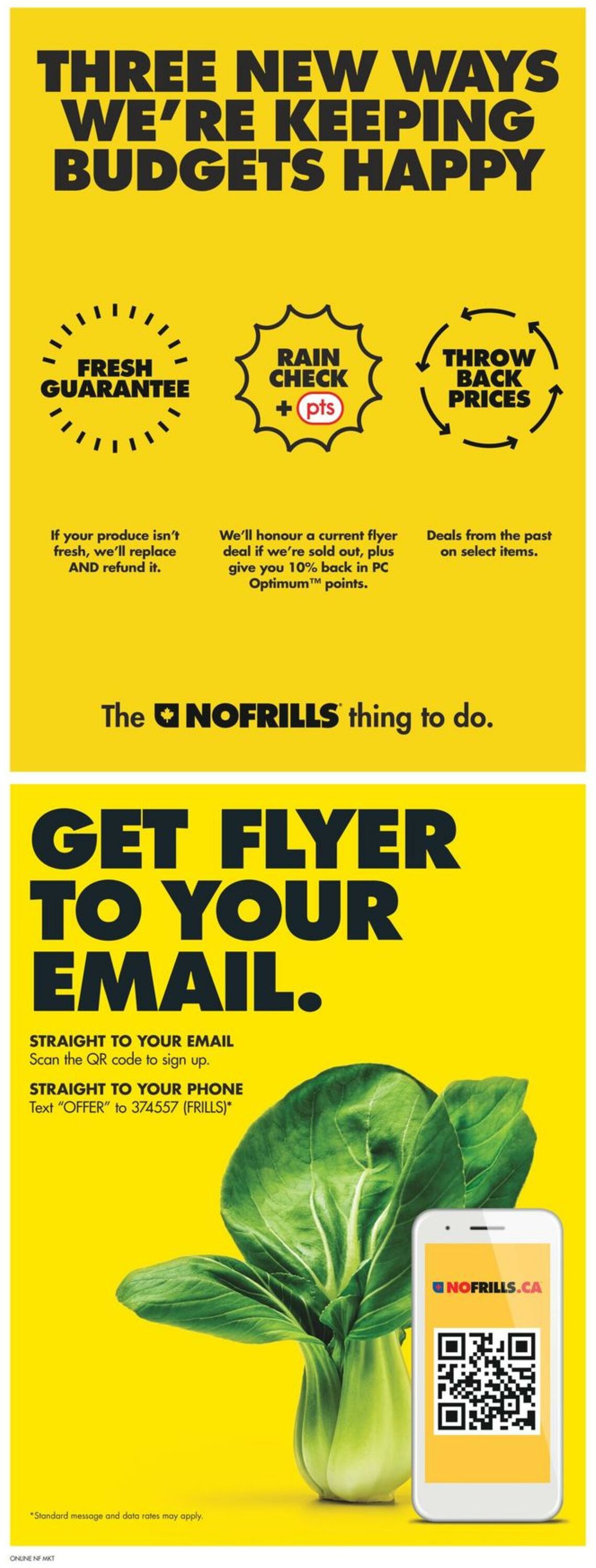 No Frills Flyer from 11/16/2023