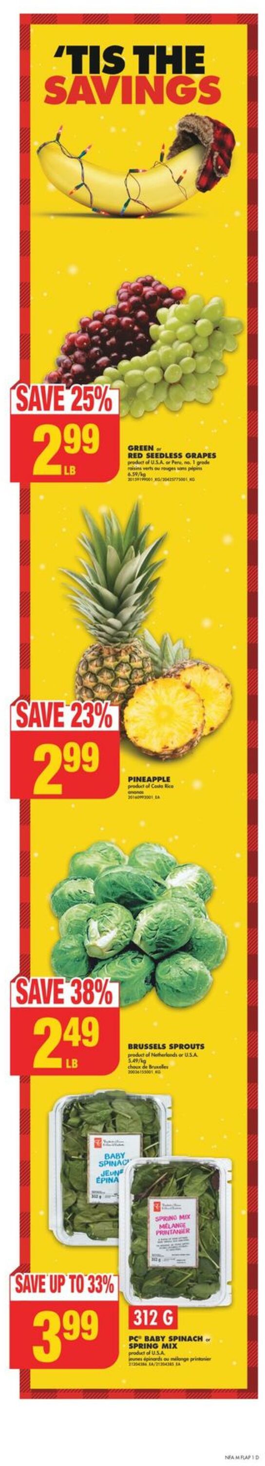 No Frills Flyer from 12/21/2023