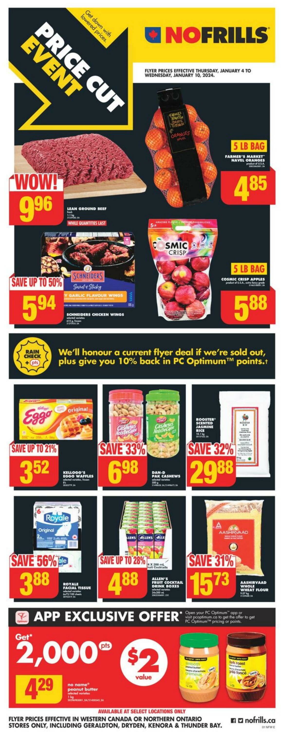 No Frills Flyer from 01/04/2024