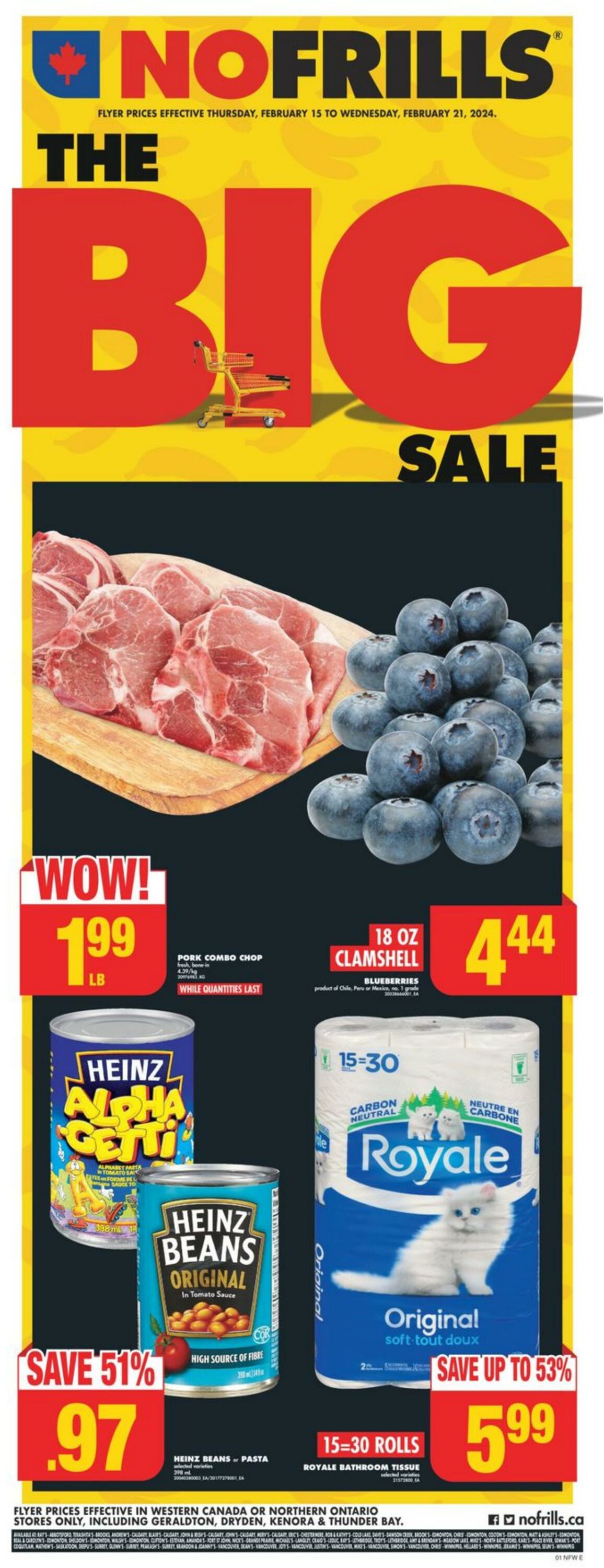 No Frills Flyer from 02/15/2024