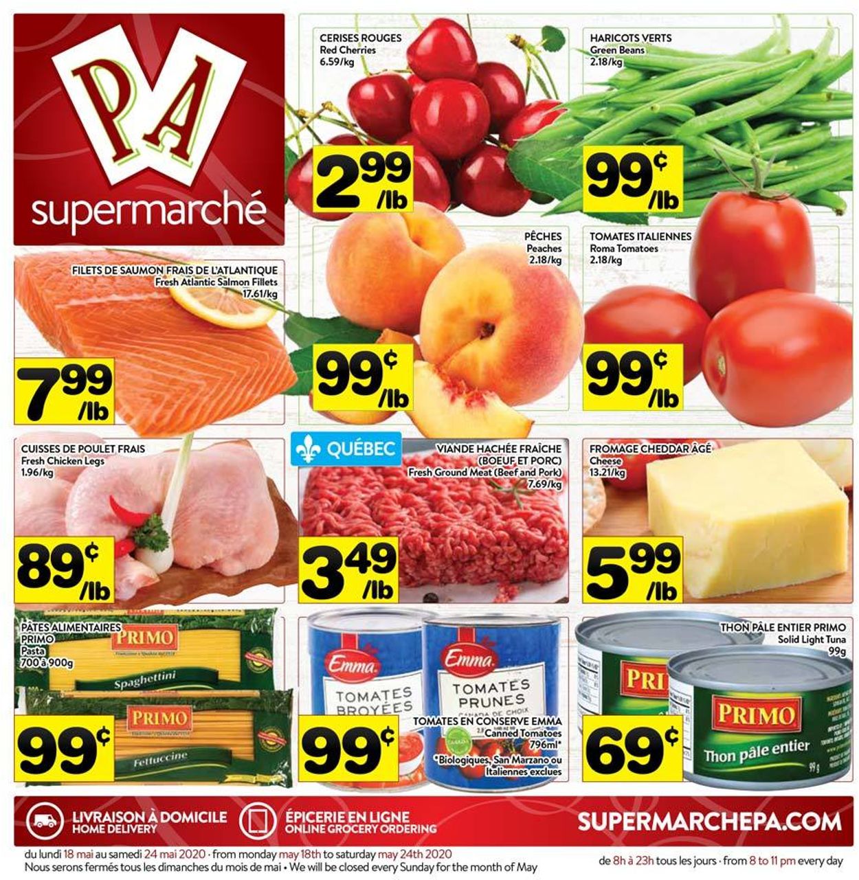 PA Supermarché Flyer from 05/18/2020