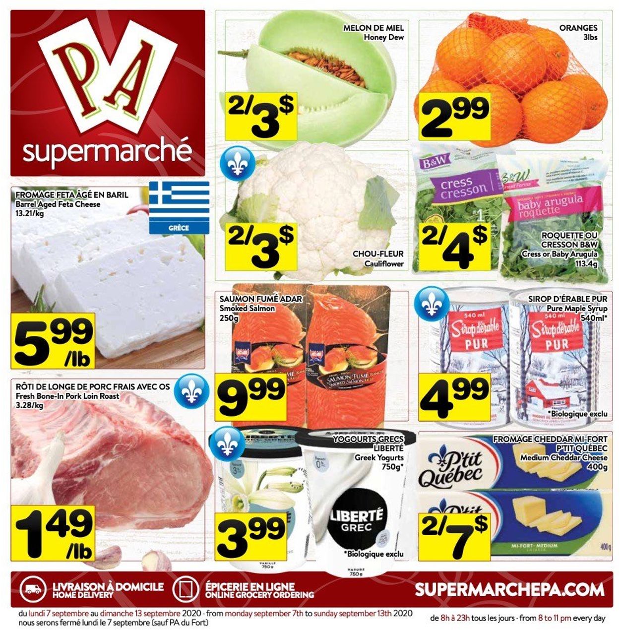 PA Supermarché Flyer from 09/07/2020