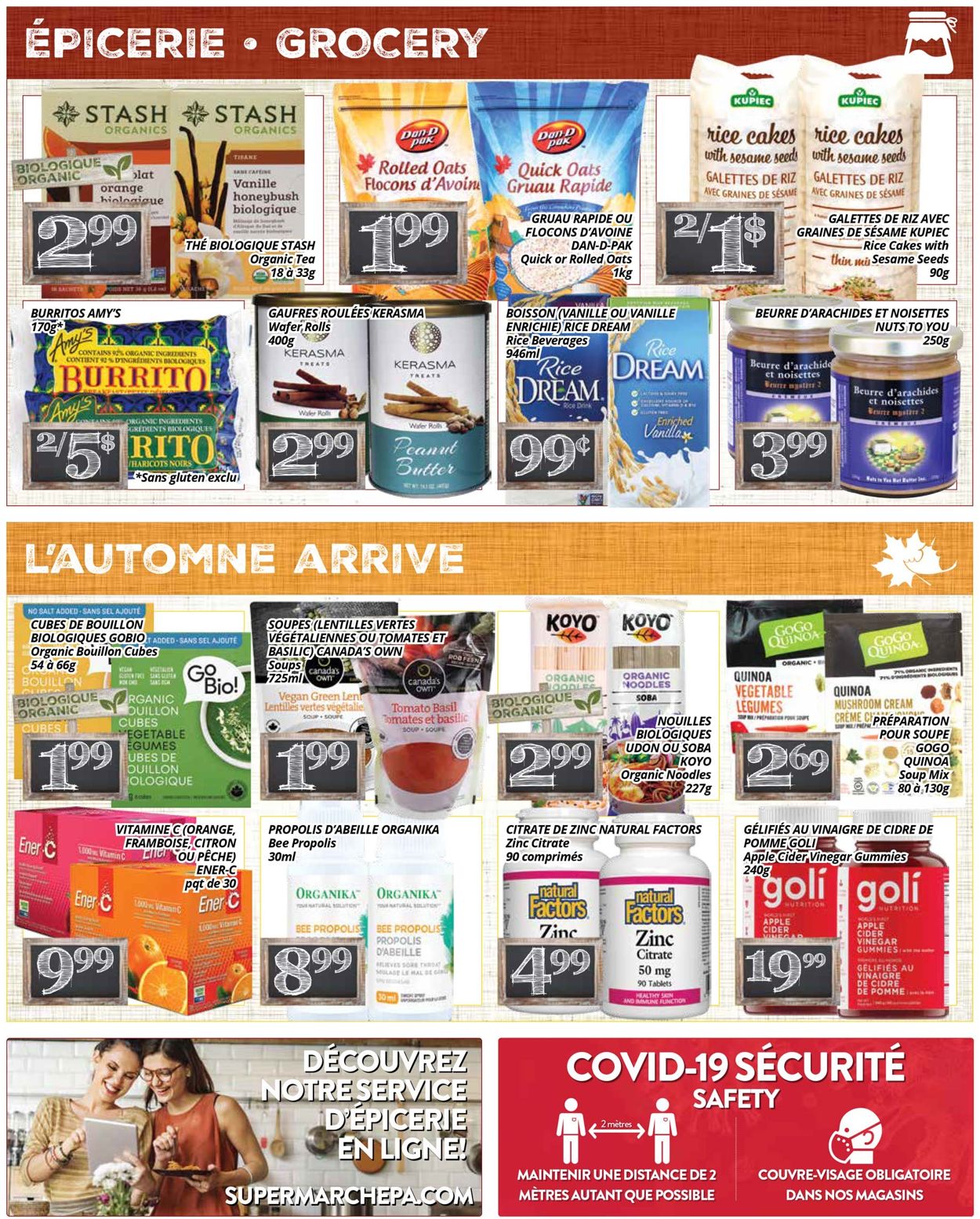 PA Supermarché Flyer from 09/28/2020