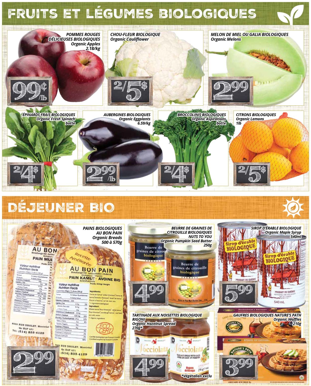 PA Supermarché Flyer from 10/26/2020