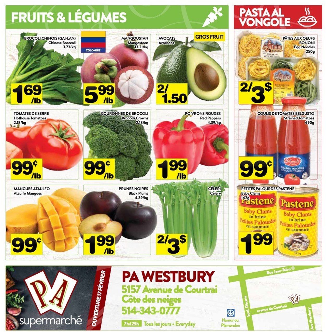PA Supermarché Flyer from 02/08/2021