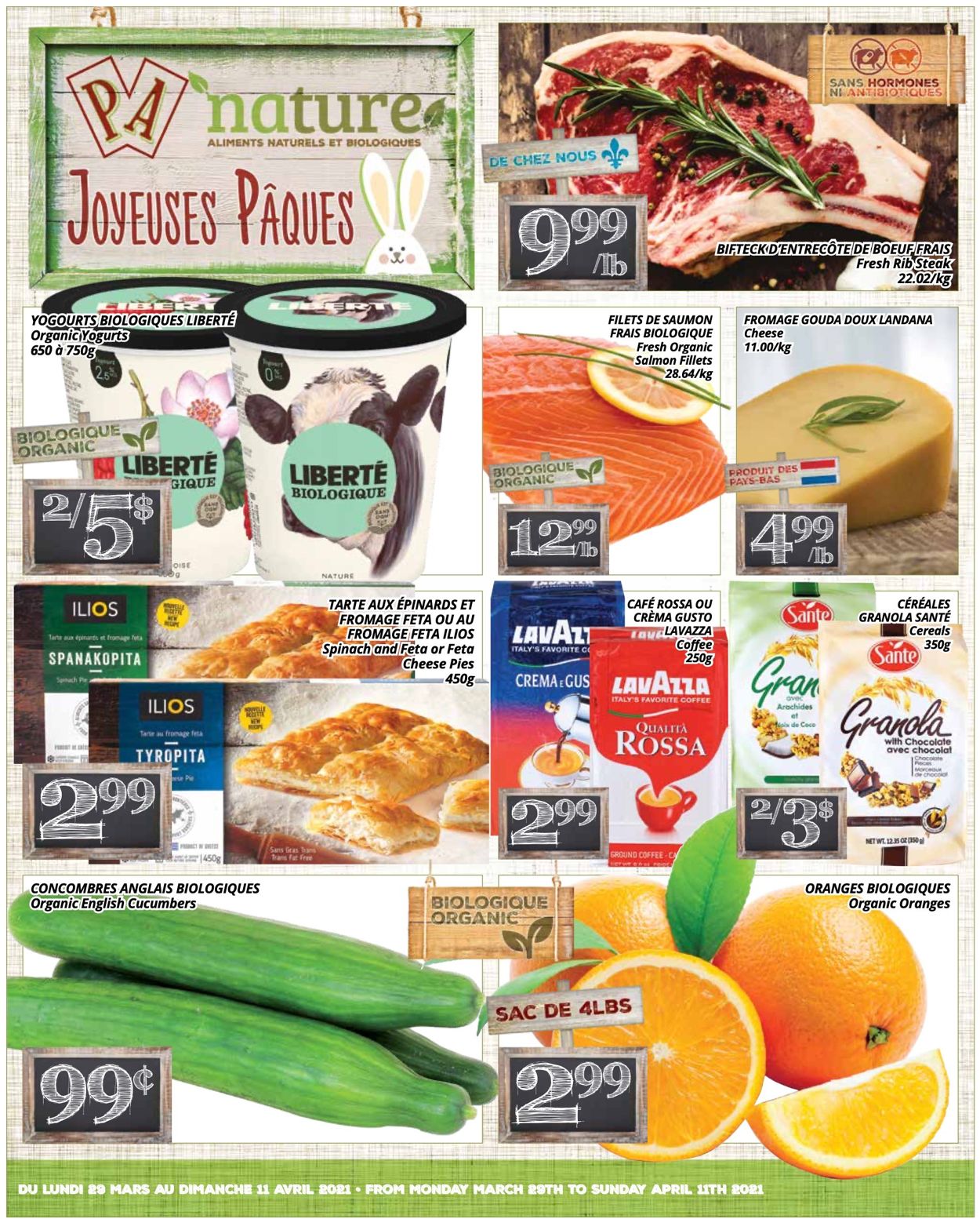 PA Supermarché Flyer from 03/29/2021