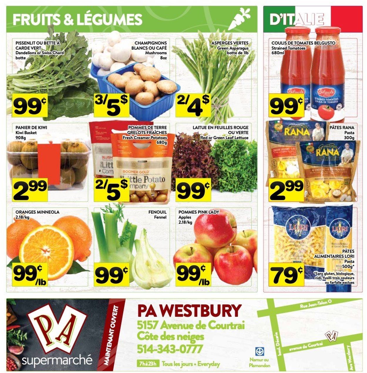 PA Supermarché Flyer from 04/12/2021