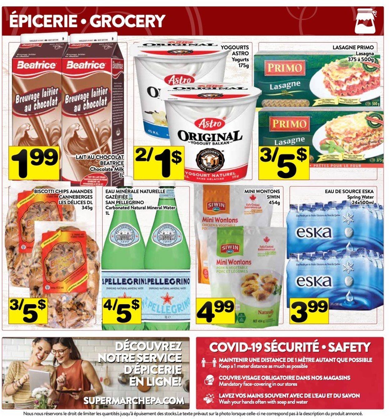 PA Supermarché Flyer from 08/30/2021