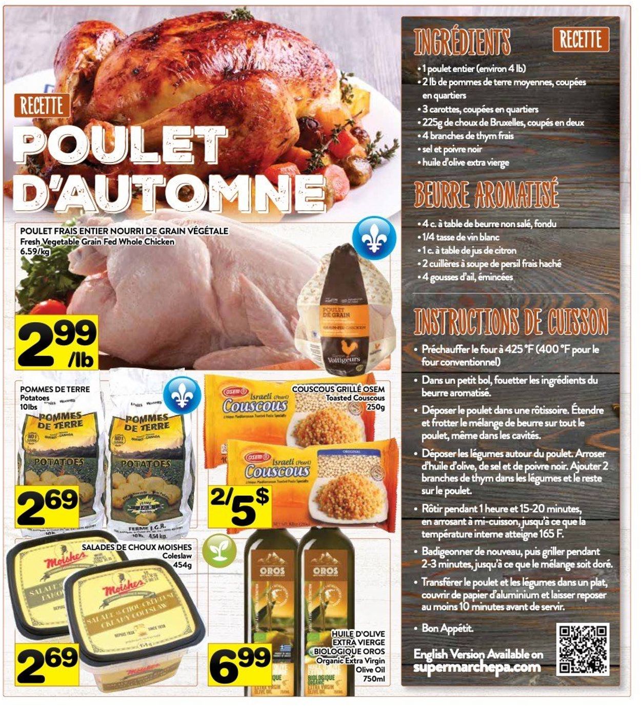 PA Supermarché Flyer from 11/29/2021