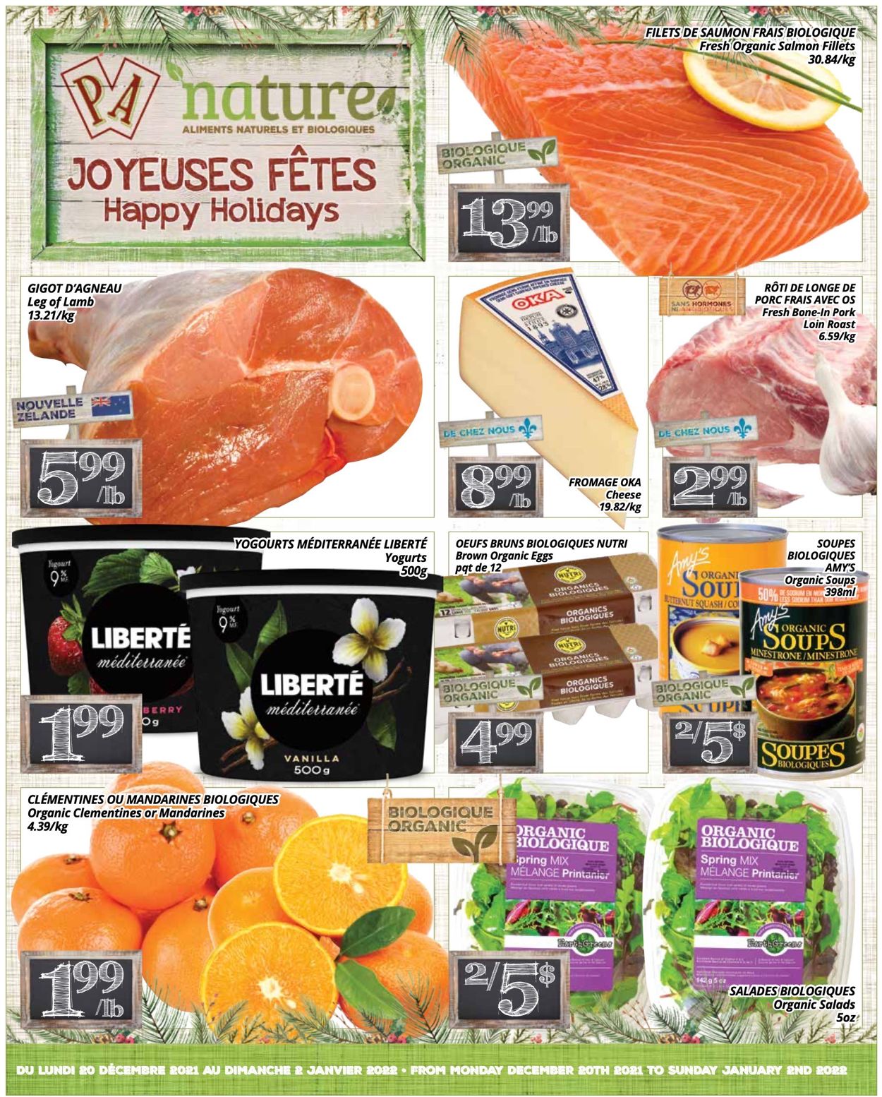 PA Supermarché Flyer from 12/20/2021