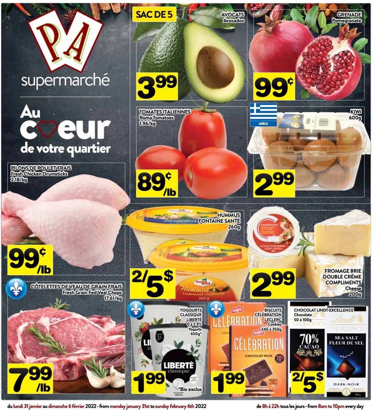 PA Supermarché Flyer from 01/31/2022