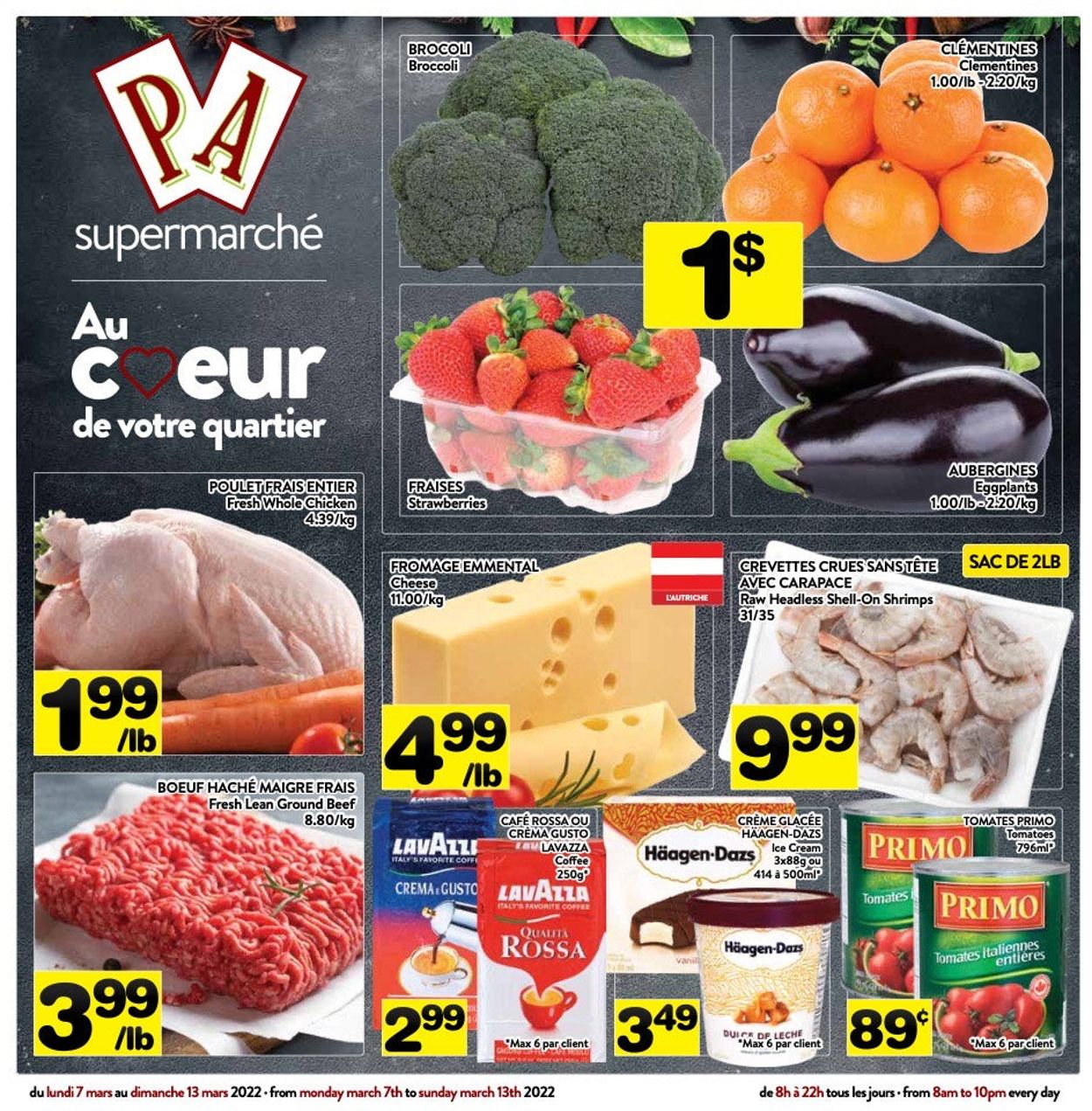 PA Supermarché Flyer from 03/07/2022