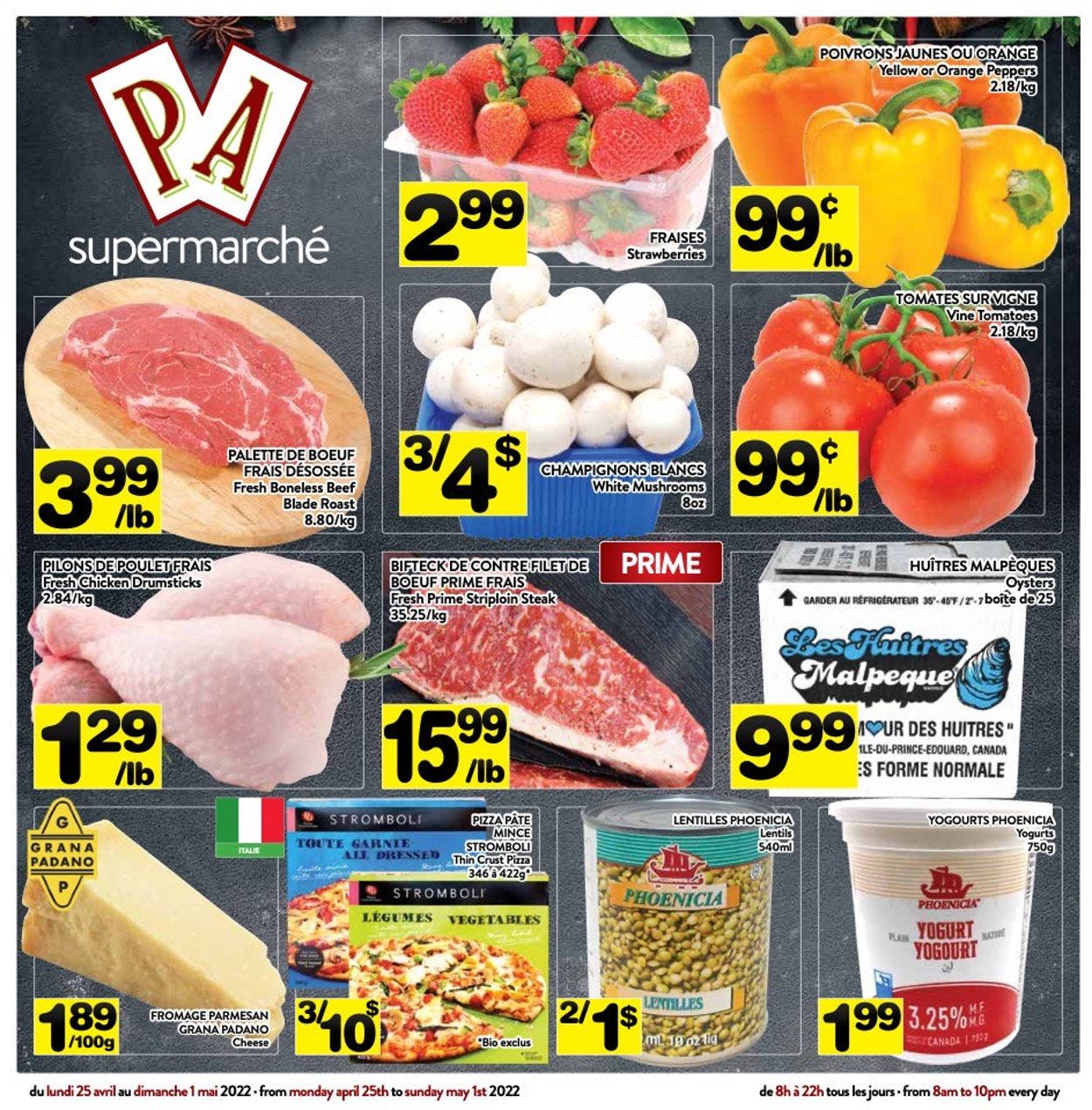 PA Supermarché Flyer from 04/25/2022