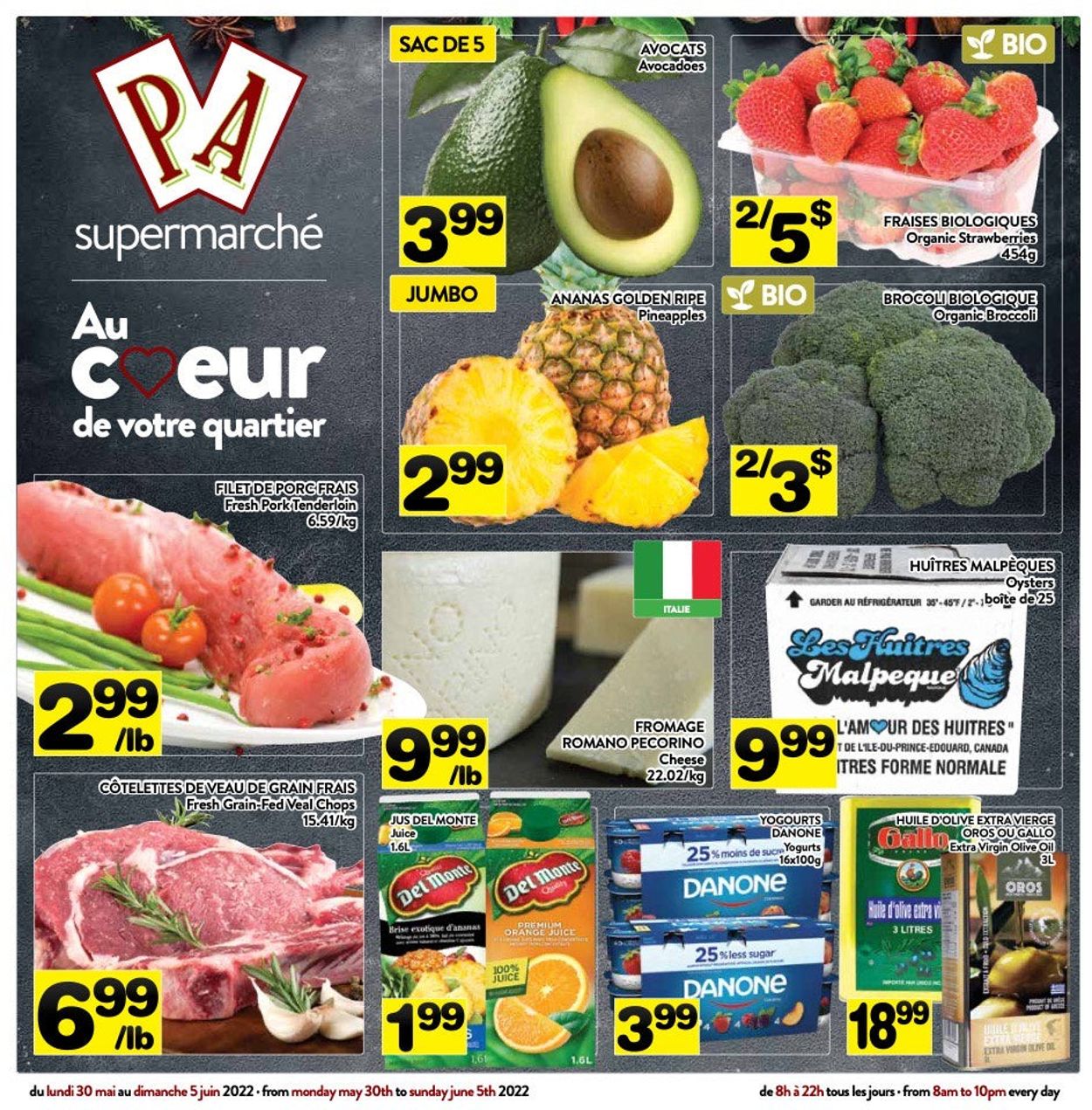 PA Supermarché Flyer from 05/30/2022