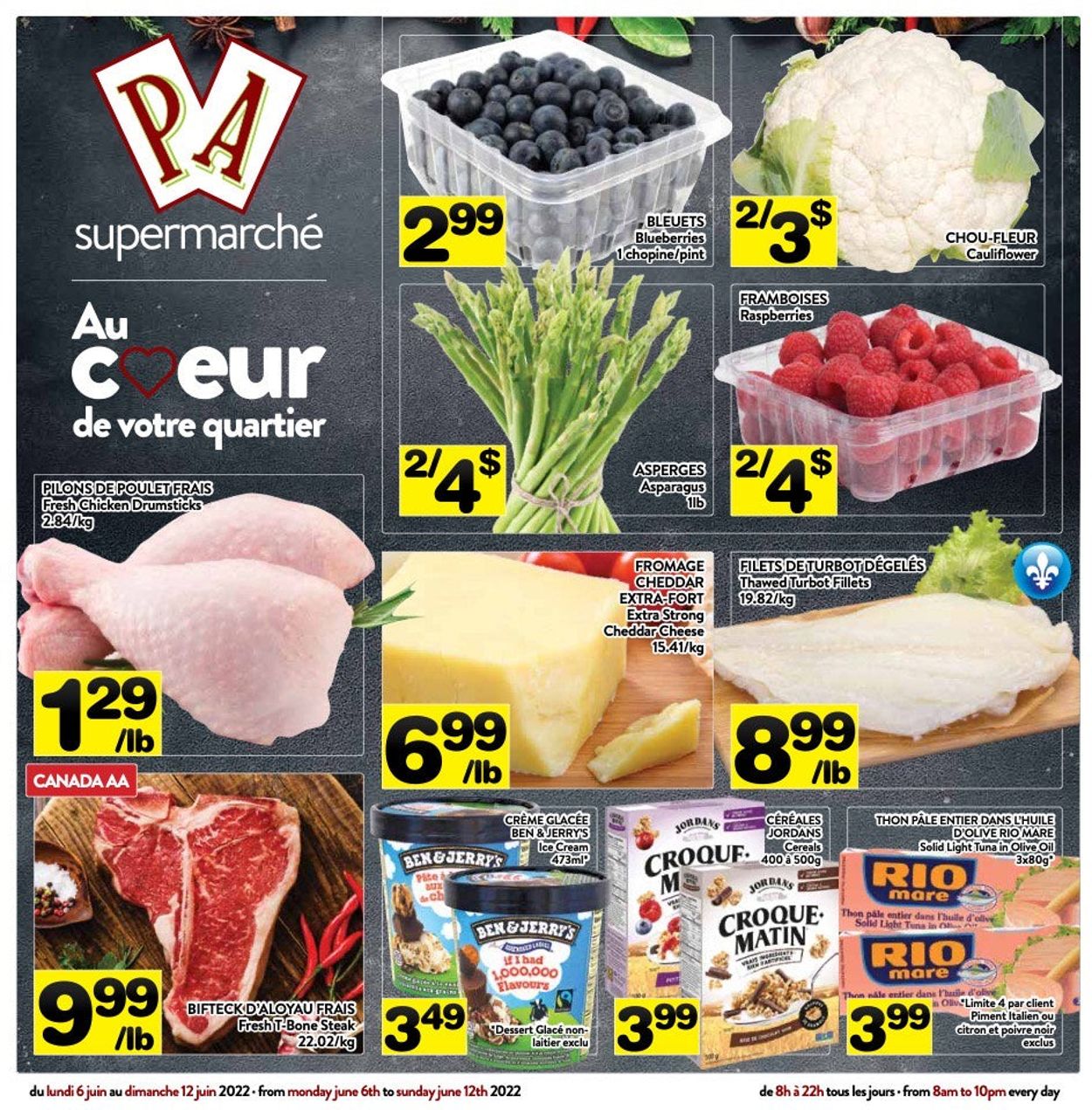 PA Supermarché Flyer from 06/06/2022