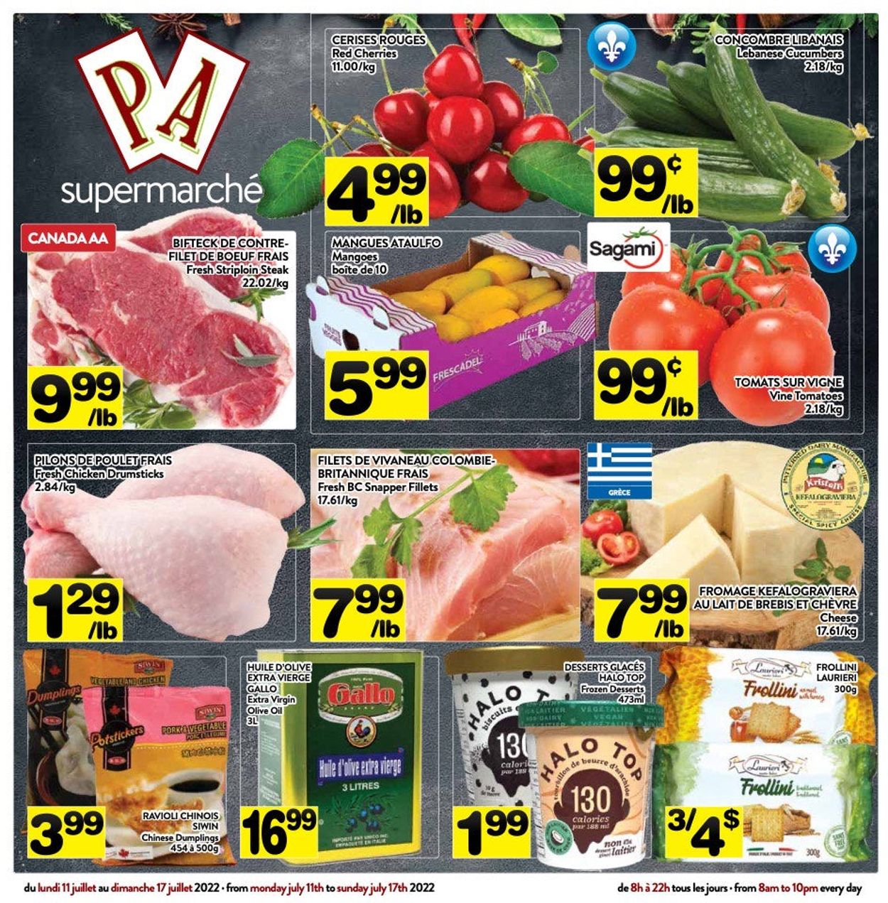 PA Supermarché Flyer from 07/11/2022
