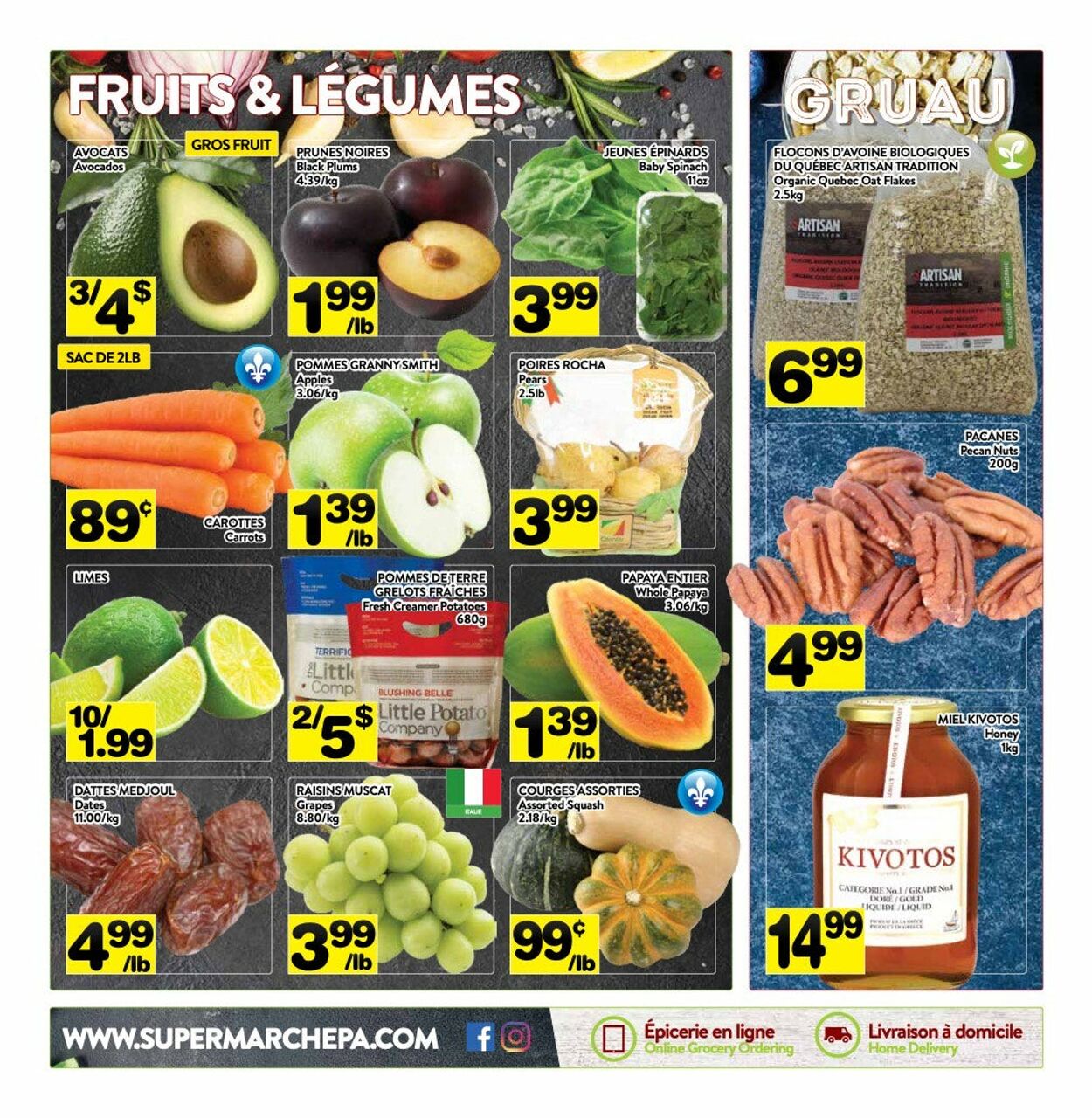 PA Supermarché Flyer from 10/17/2022