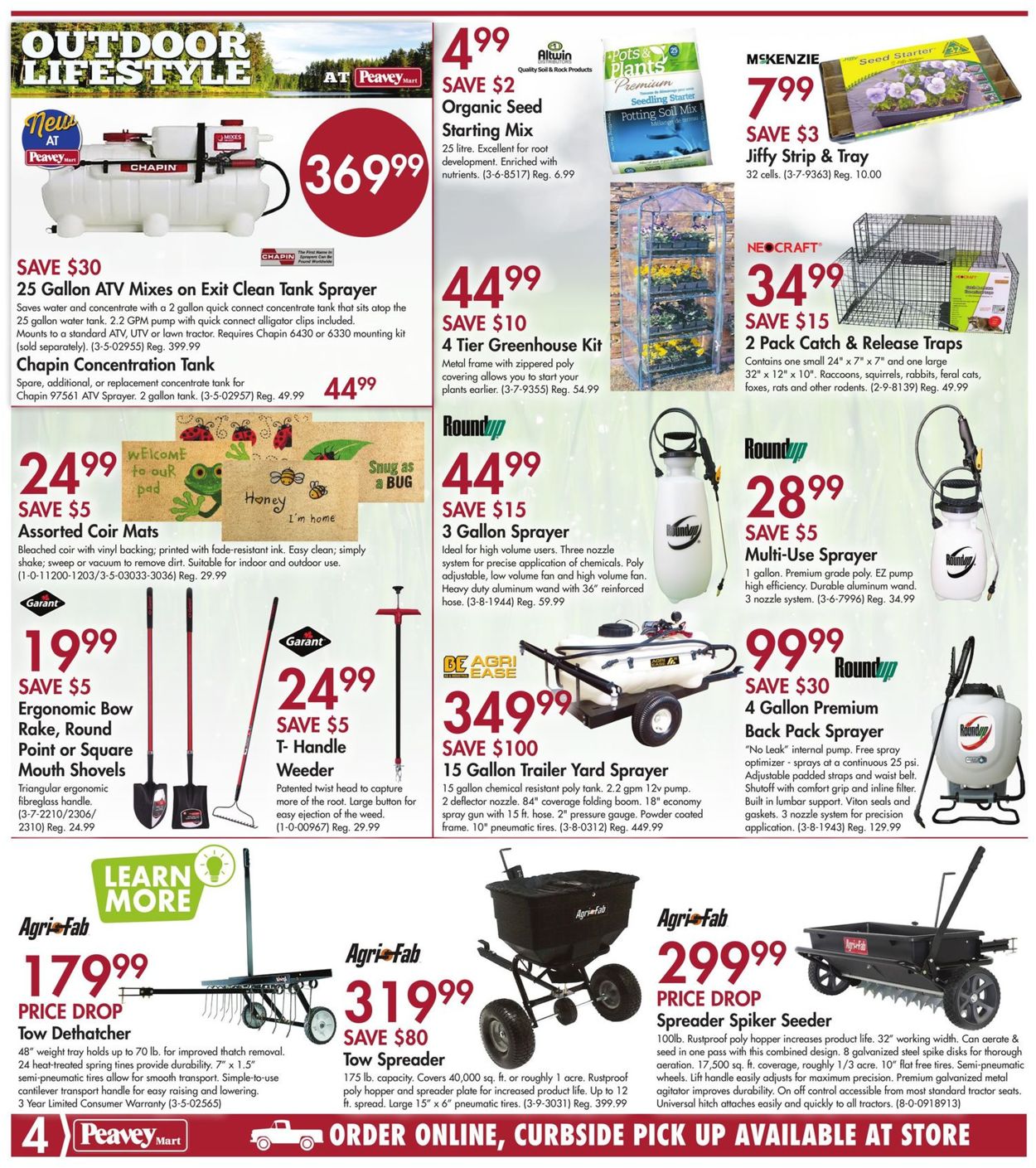 Peavey Mart Flyer from 05/01/2020