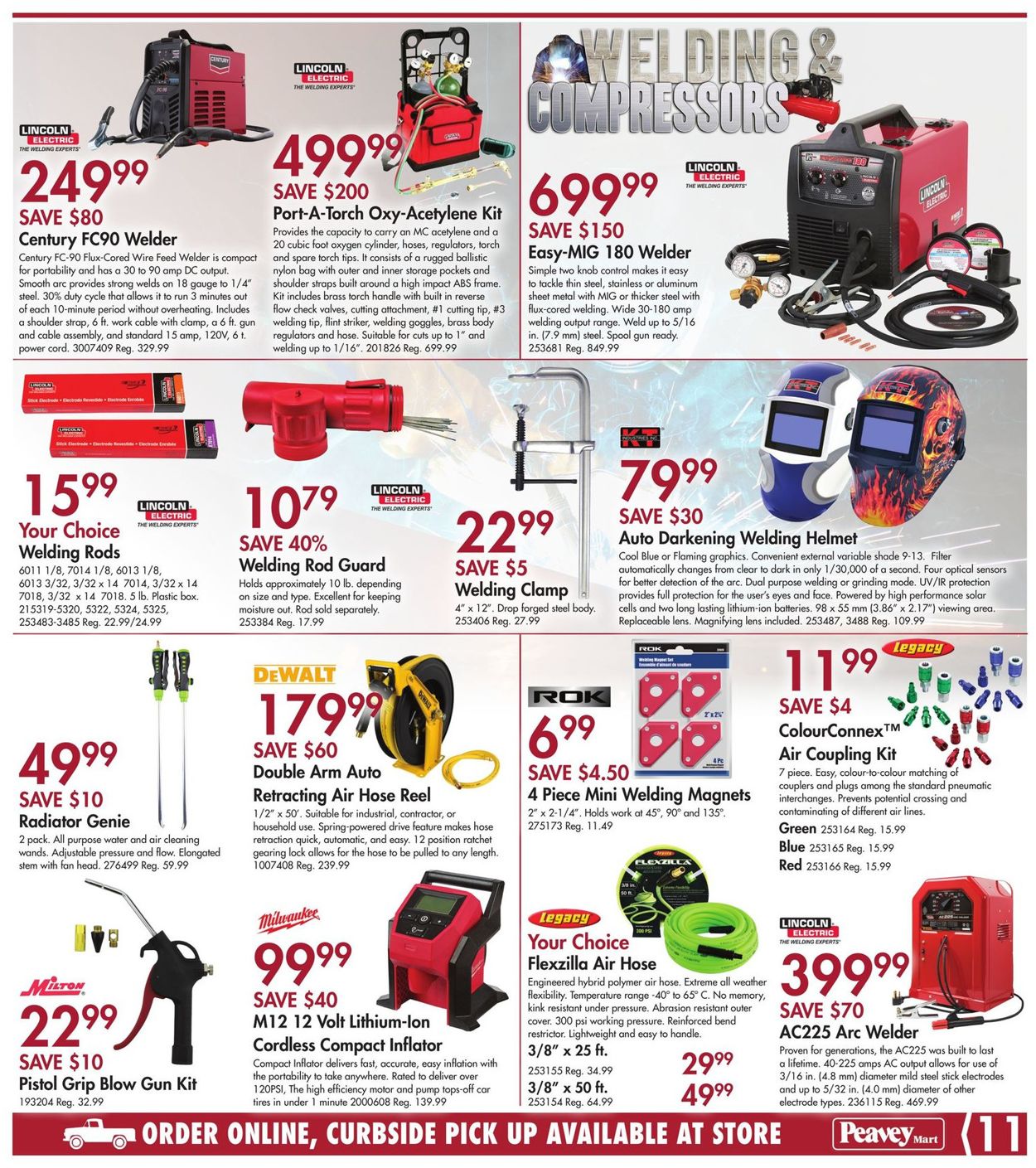 Peavey Mart Flyer from 11/05/2020