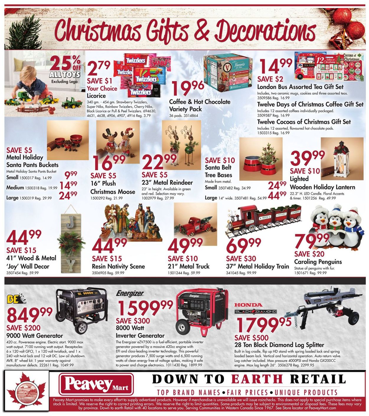 Peavey Mart Flyer from 11/05/2020