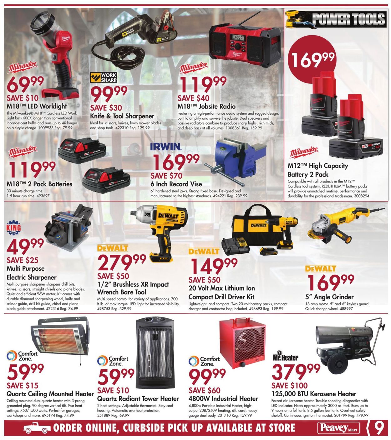 Peavey Mart Flyer from 11/12/2020