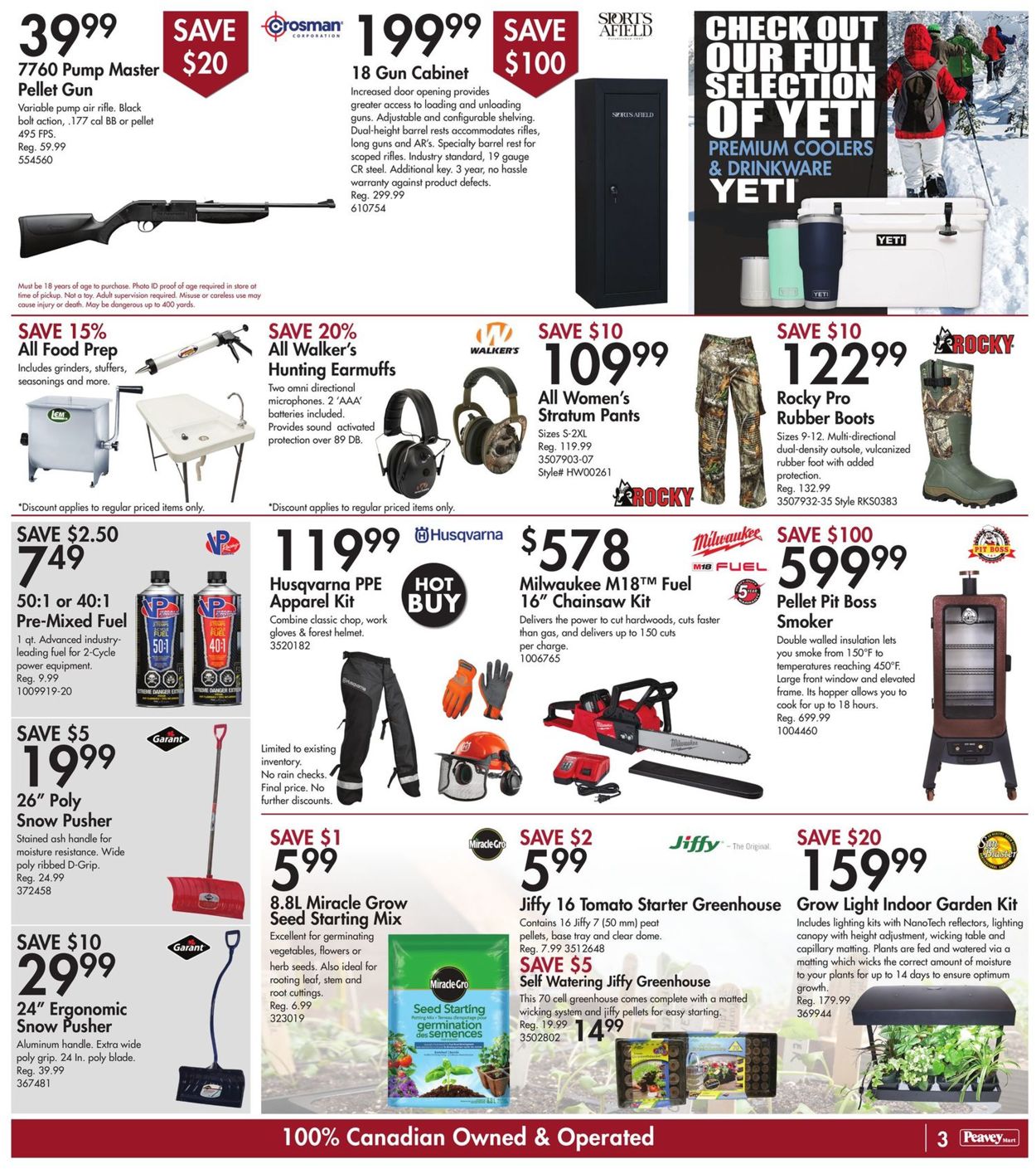 Peavey Mart Flyer from 01/08/2021