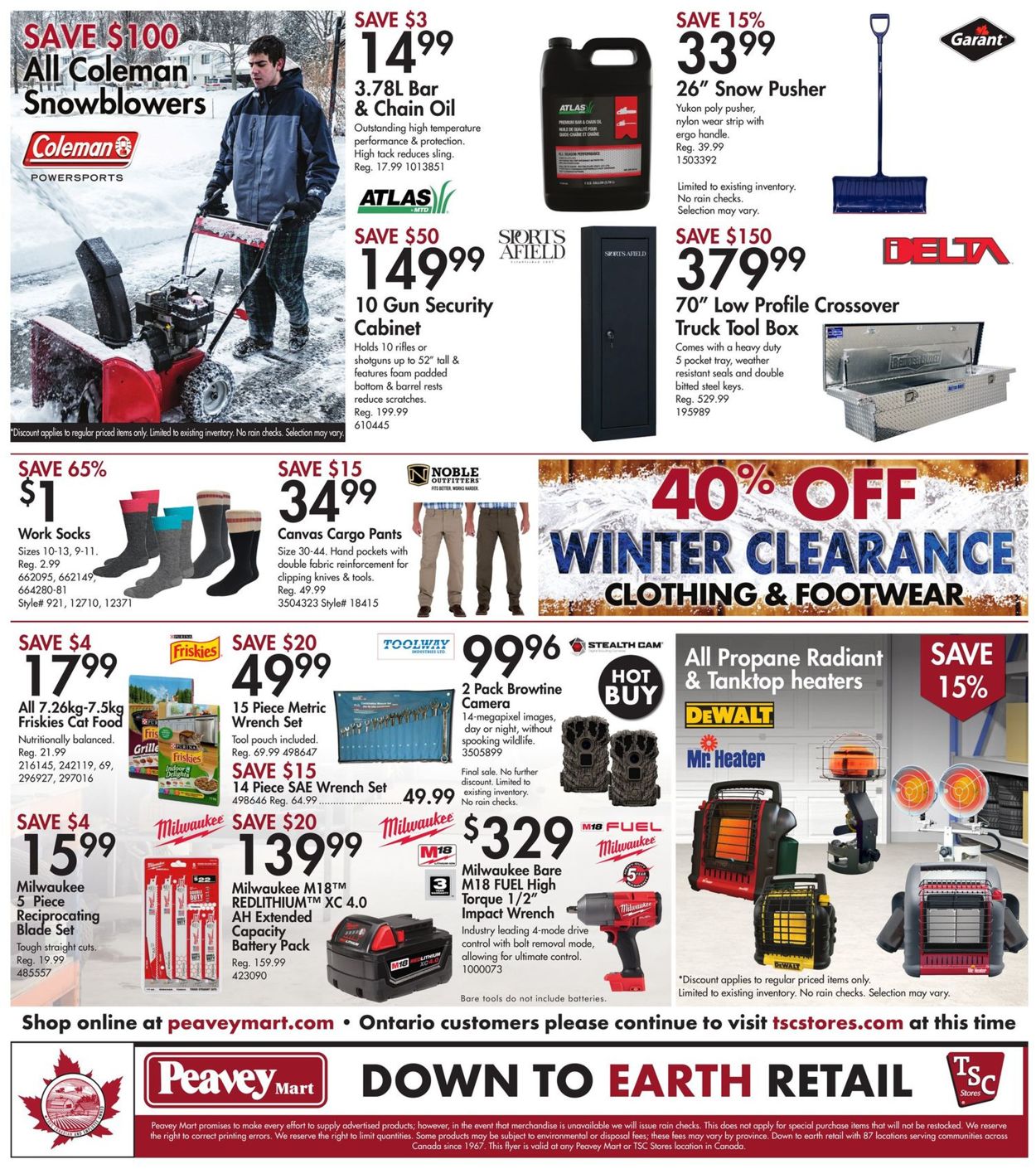 Peavey Mart Flyer from 02/05/2021