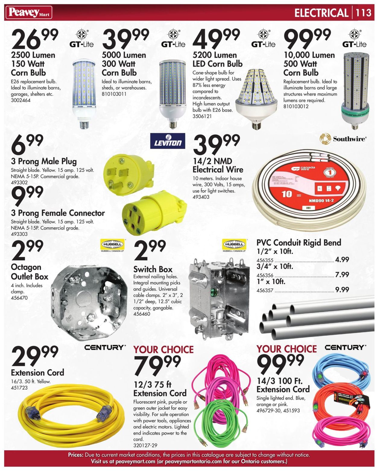 Peavey Mart Flyer from 03/15/2021