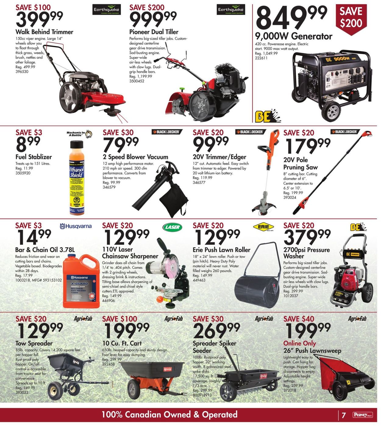 Peavey Mart Flyer from 03/19/2021