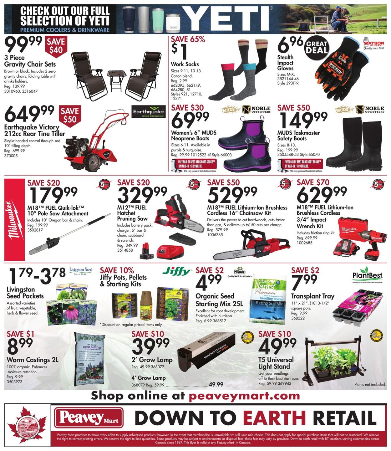 Peavey Mart Flyer from 04/01/2021