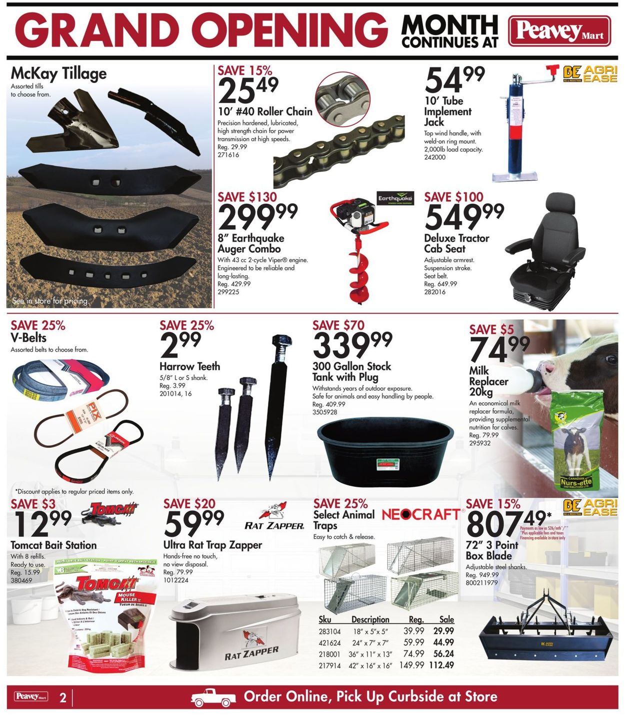 Peavey Mart Flyer from 04/16/2021