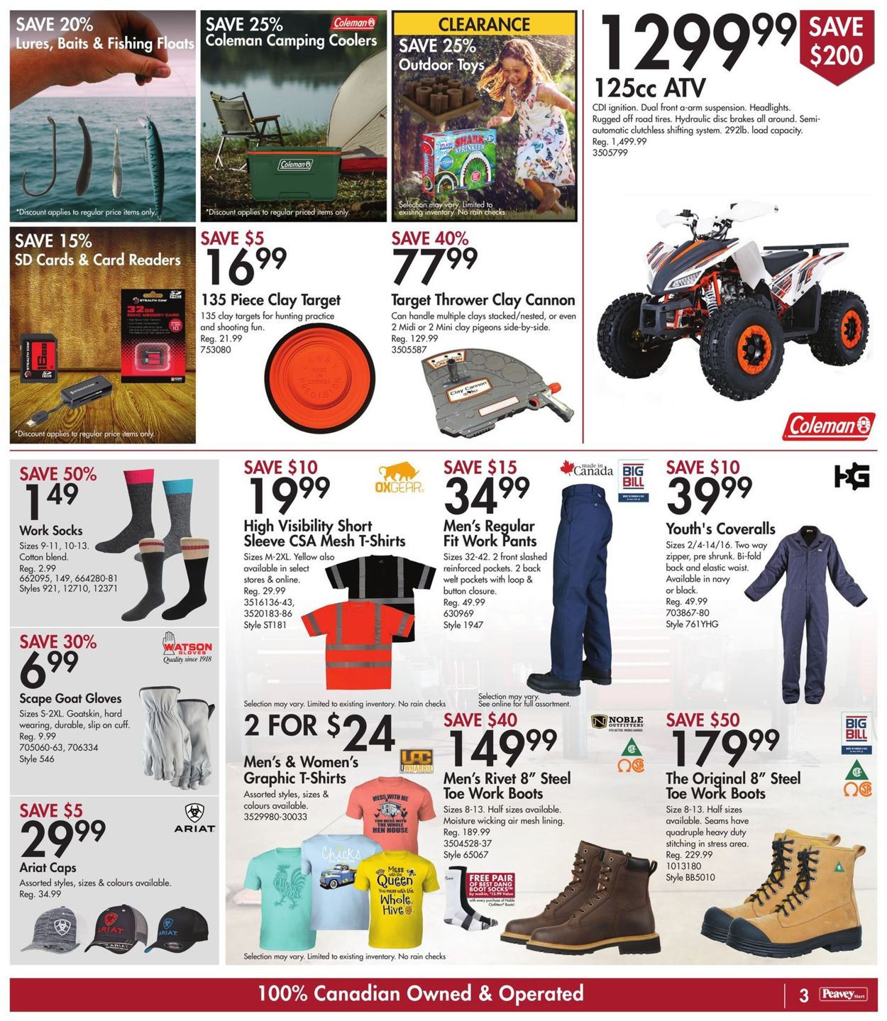 Peavey Mart Flyer from 07/29/2021