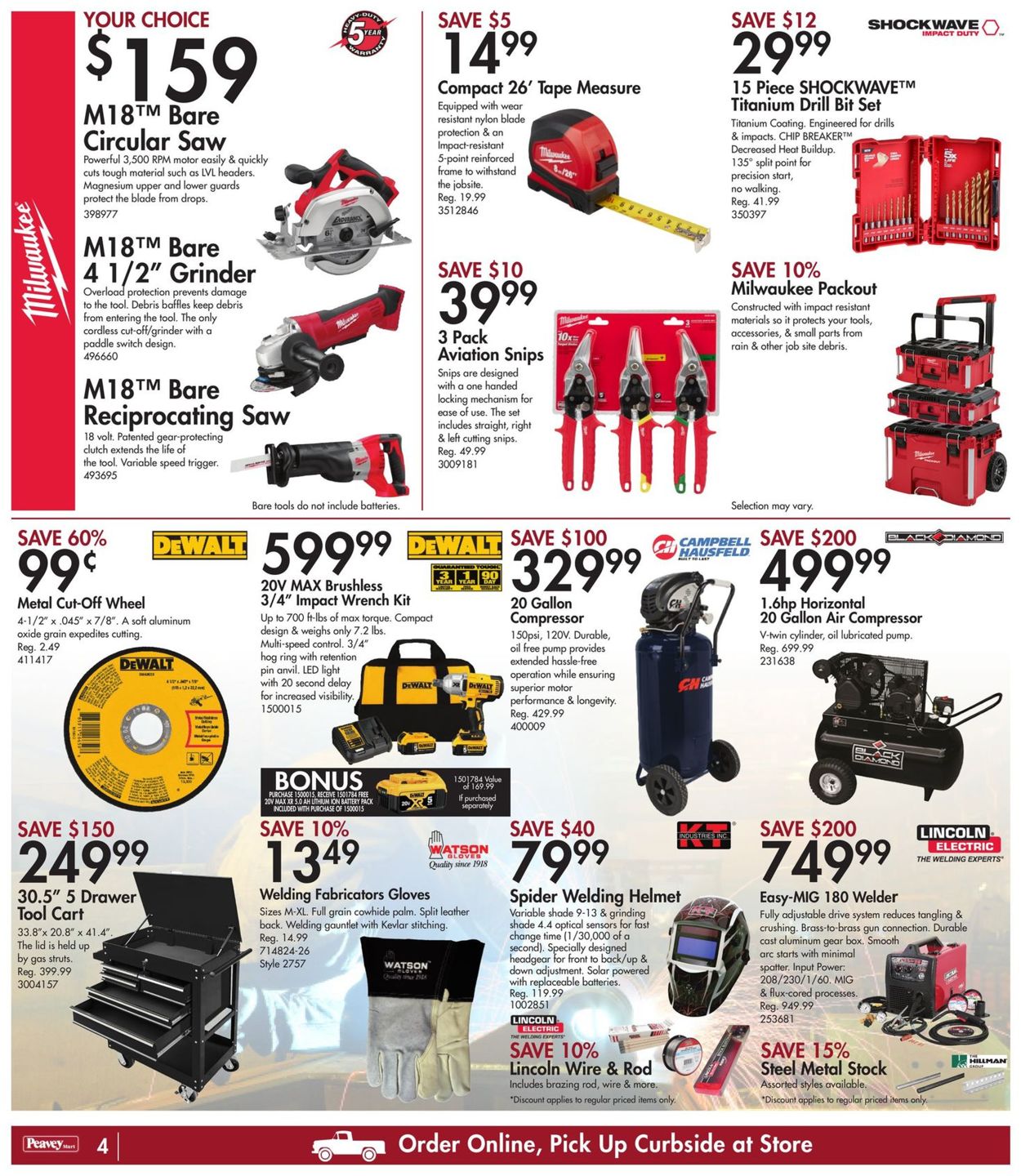 Peavey Mart Flyer from 08/20/2021