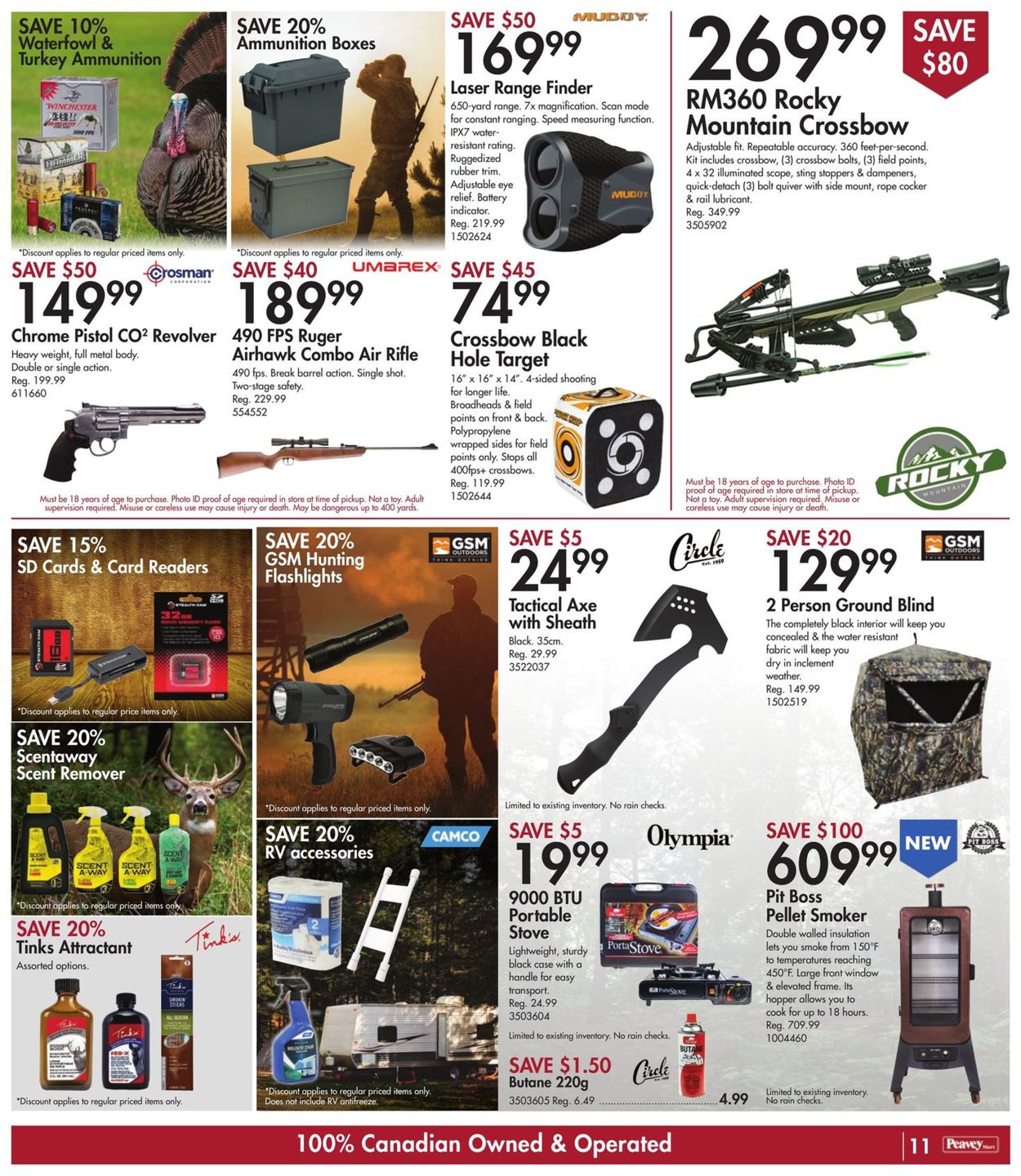 Peavey Mart Flyer from 09/10/2021