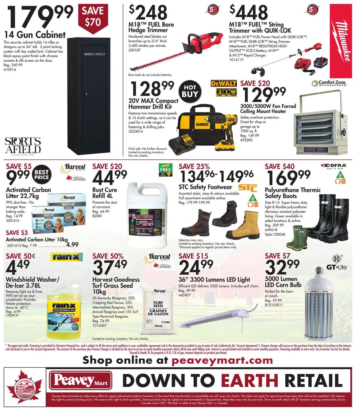 Peavey Mart Flyer from 10/01/2021