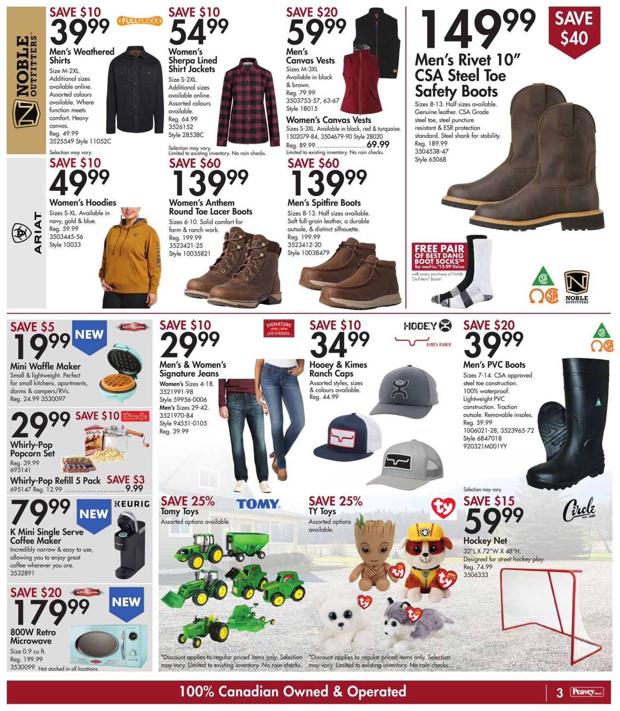 Peavey Mart Flyer from 10/07/2021