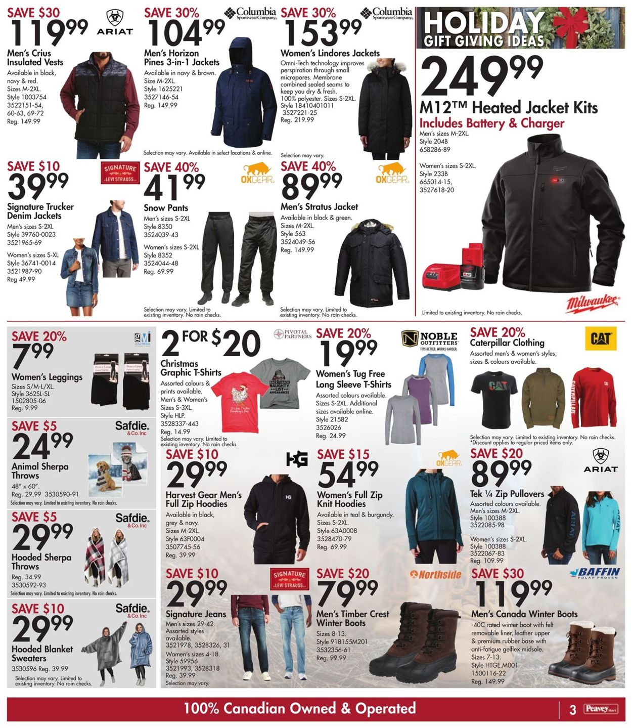 Peavey Mart Flyer from 12/10/2021
