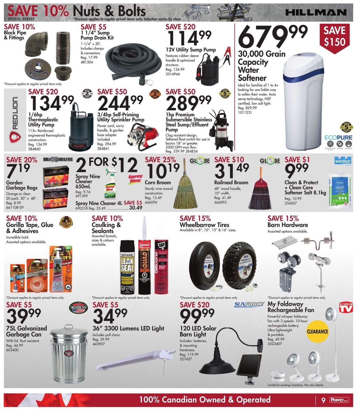 Peavey Mart Flyer from 07/15/2022