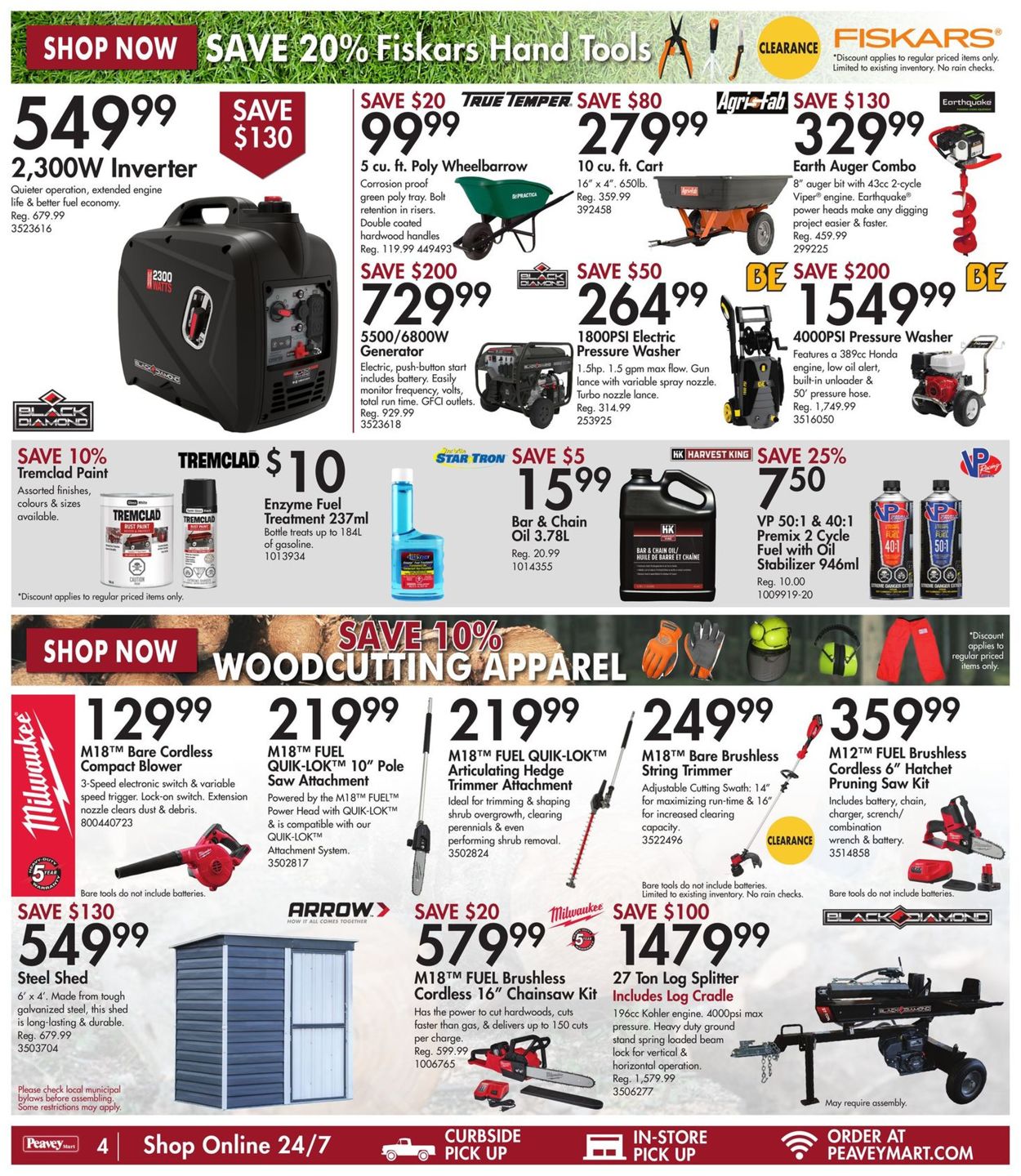 Peavey Mart Flyer from 07/22/2022
