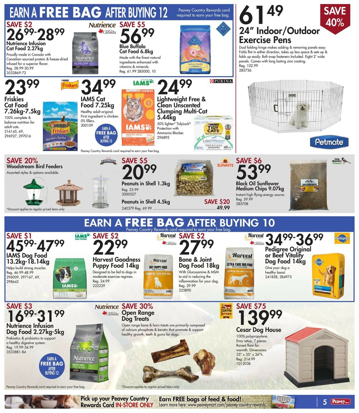 Peavey Mart Flyer from 09/16/2022